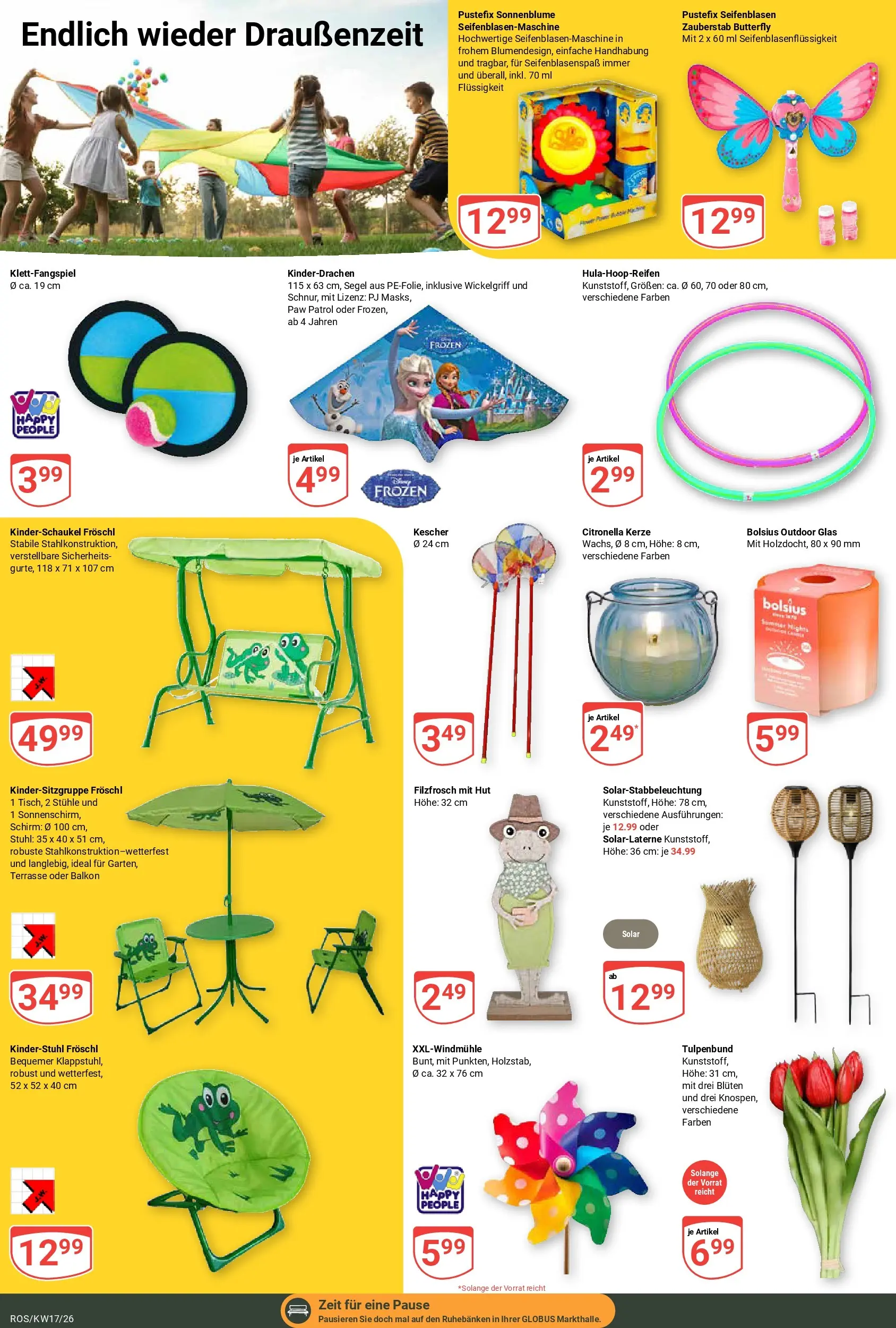 Globus Prospekt Lambrechtshagen	 (ab 20.04.2026) » Angebote online | Seite: 23 | Produkte: Stuhl, Hut