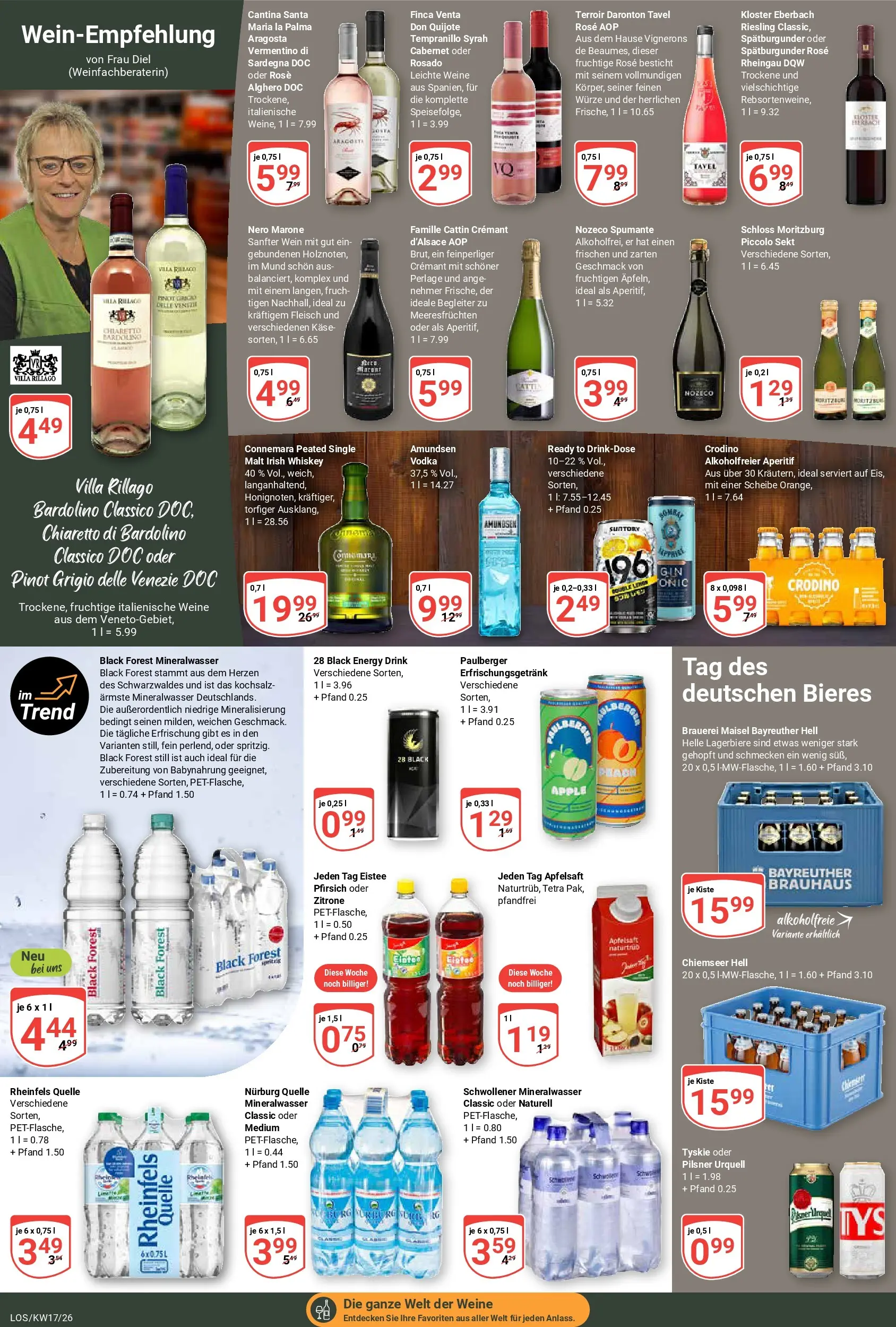 Globus Prospekt Losheim Am See	 (ab 20.04.2026) » Angebote online | Seite: 17 | Produkte: Tyskie, Käse, Sekt, Pfirsich