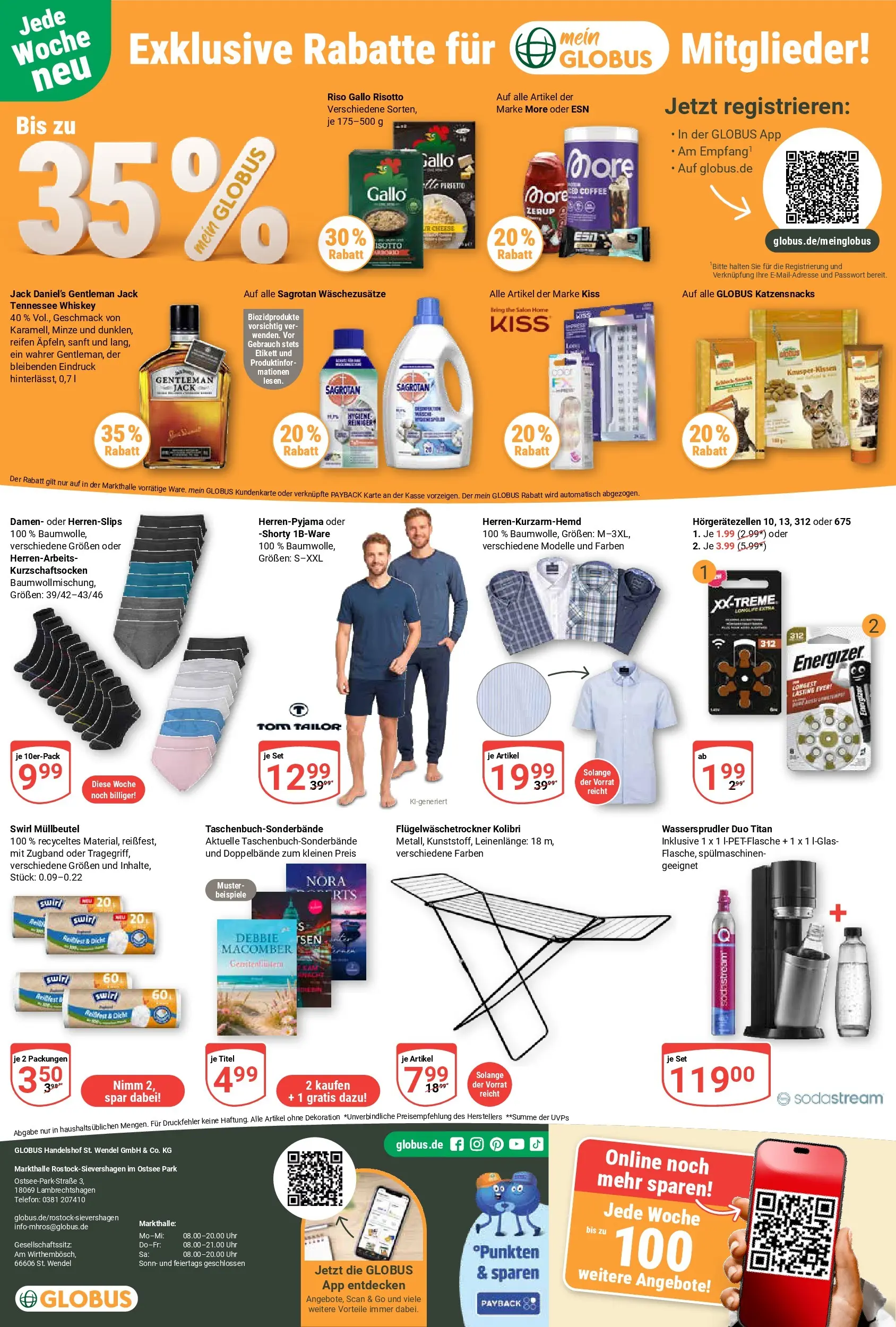 Globus Prospekt Lambrechtshagen	 (ab 20.04.2026) » Angebote online | Seite: 24 | Produkte: Whiskey, Telefon, Uhr, Sodastream