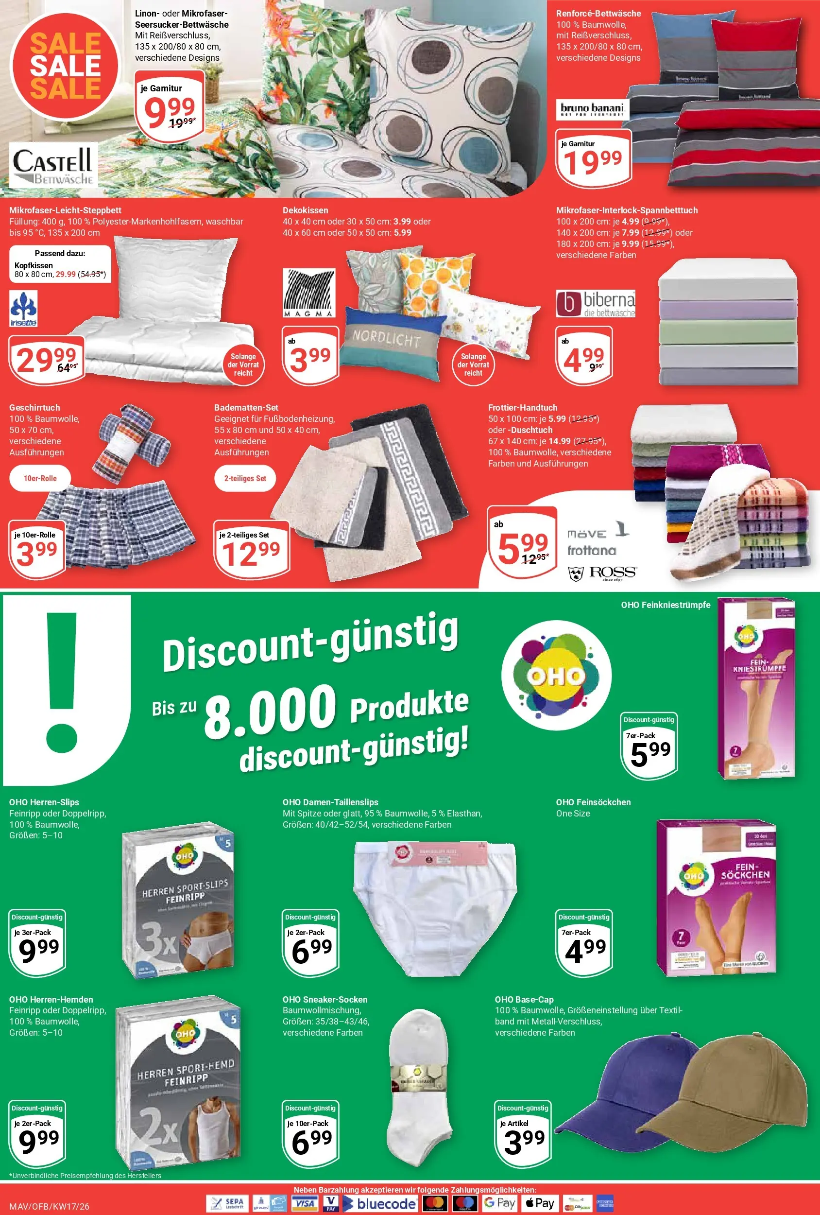 Globus Prospekt Mannheim	 (ab 20.04.2026) » Angebote online | Seite: 20 | Produkte: Kniestrümpfe, Bettwäsche, Kopfkissen