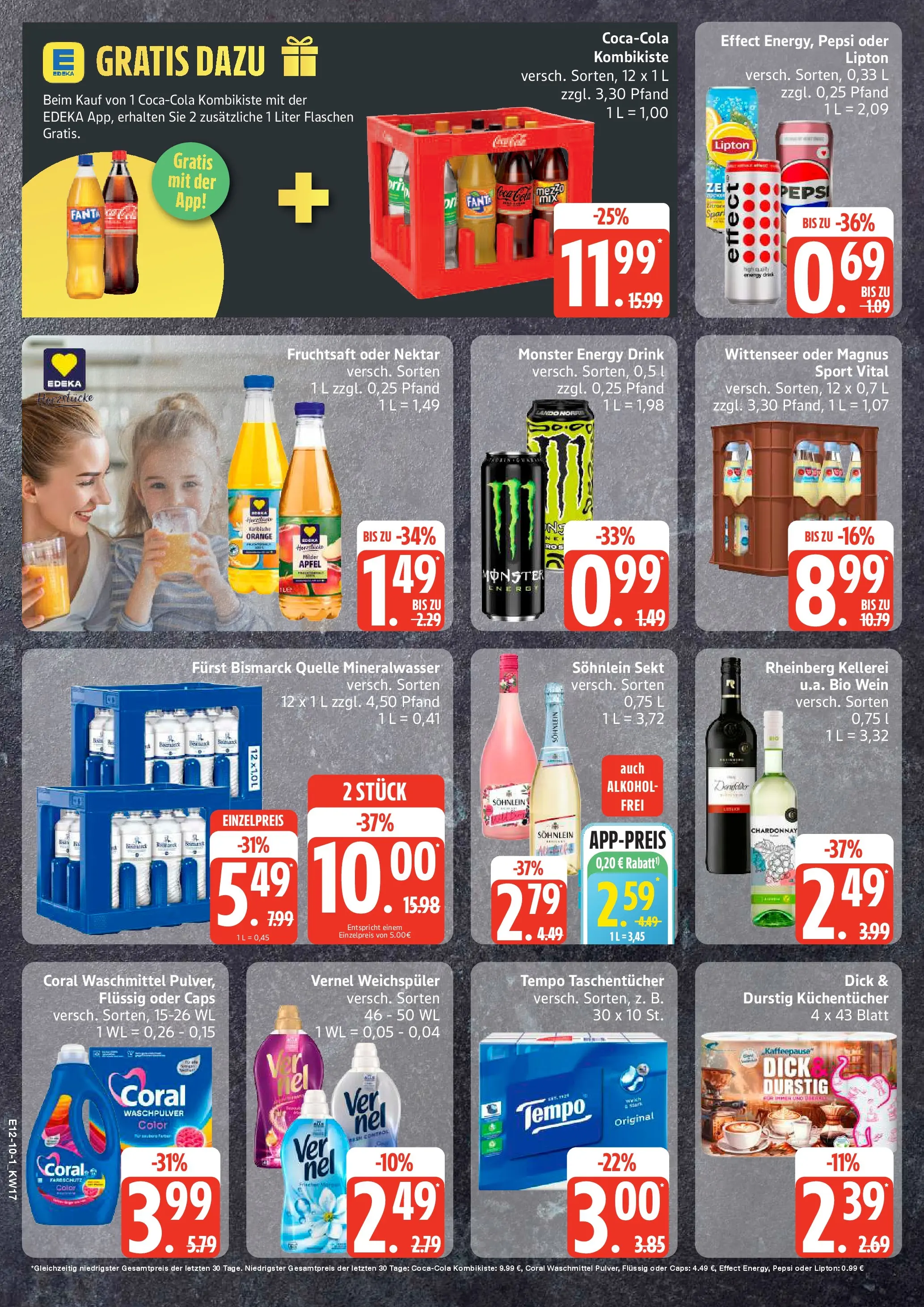Edeka prospekt Sterup	 (ab 20.04.2026) » Angebote Online | Seite: 10 | Produkte: Mineralwasser, Waschpulver, Waschmittel, Pepsi