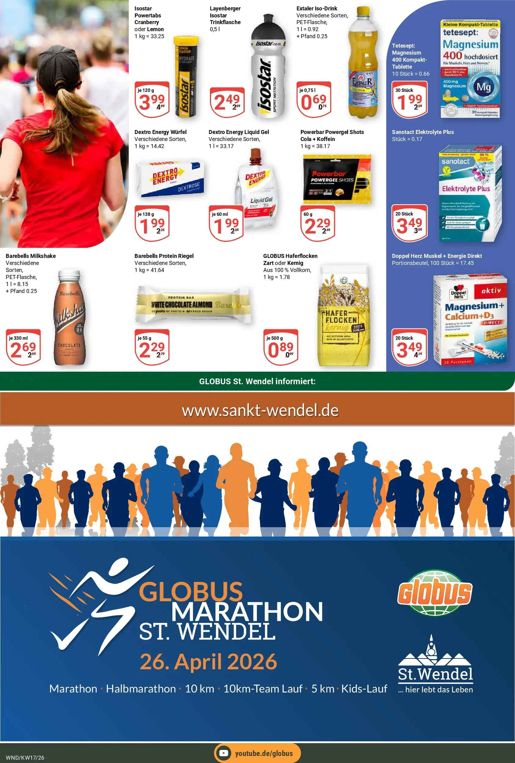Globus Prospekt St. Wendel	 (ab 20.04.2026) » Angebote online | Seite: 20 | Produkte: Cola, Energy, Flocken