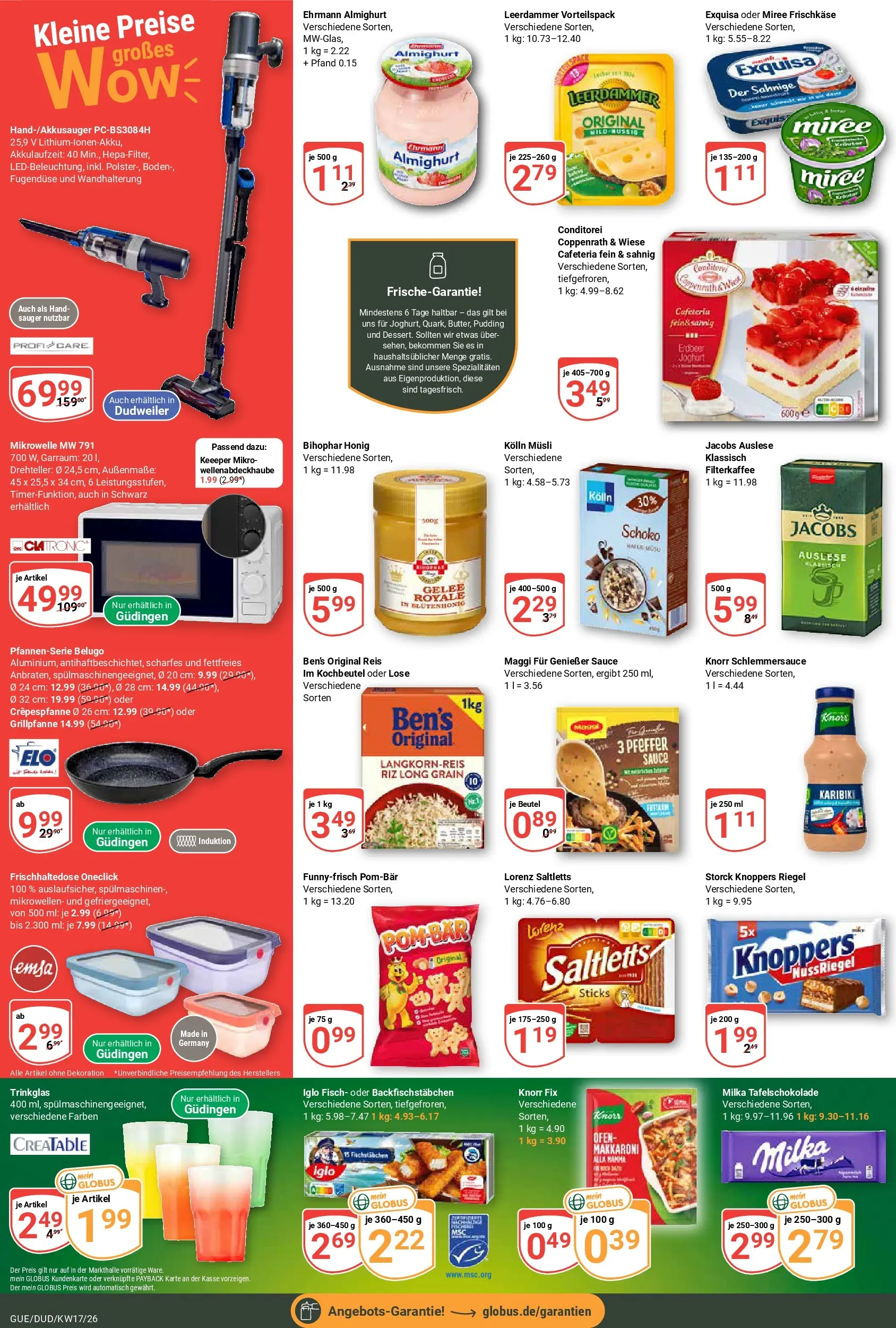 Globus Prospekt Saarbrücken-Güdingen	 (ab 20.04.2026) » Angebote online | Seite: 2 | Produkte: Musli, Ofen, Maggi, Frischkase