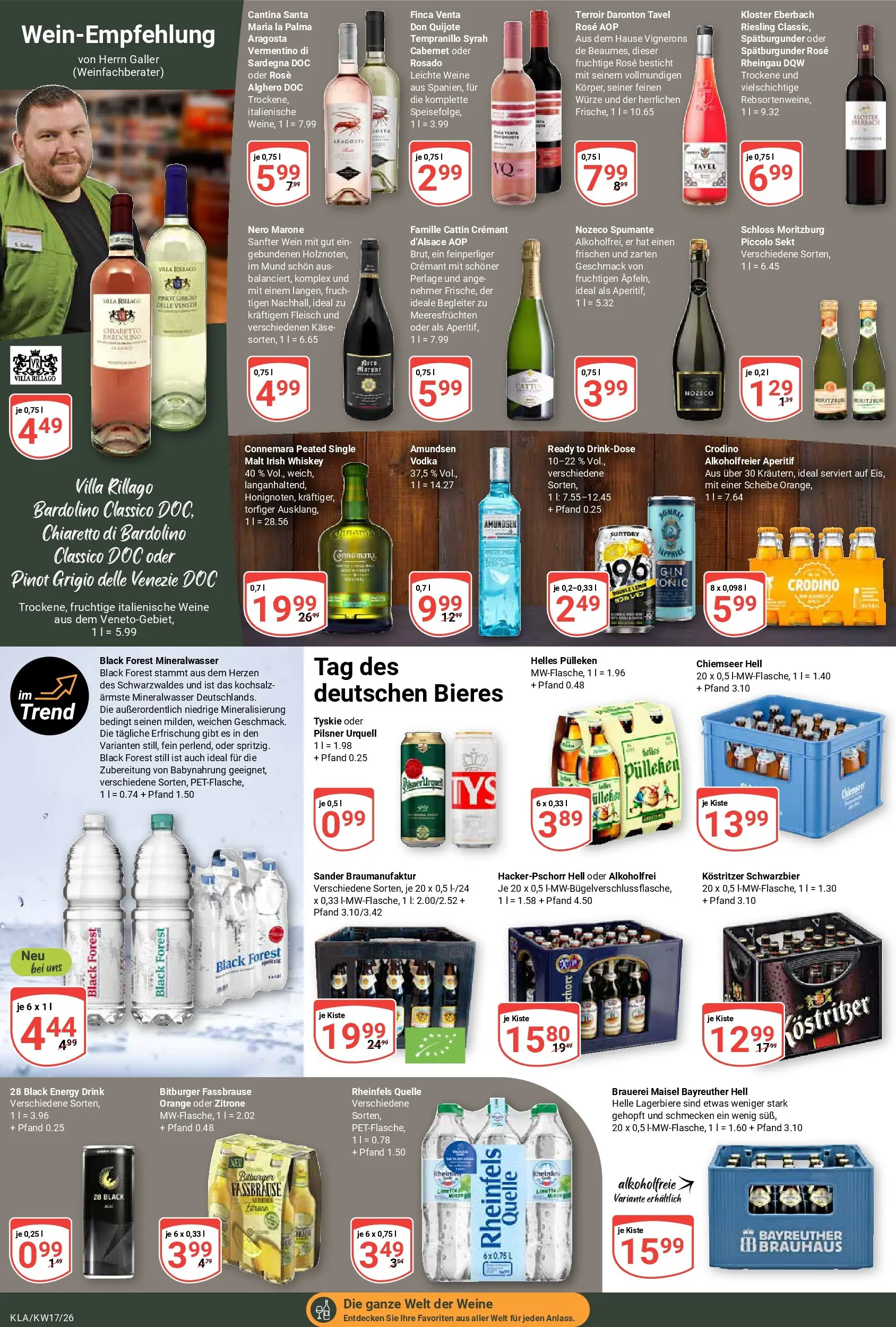 Globus Prospekt Kaiserslautern	 (ab 20.04.2026) » Angebote online | Seite: 16 | Produkte: Helles pulleken, Bitburger, Käse, Mineralwasser