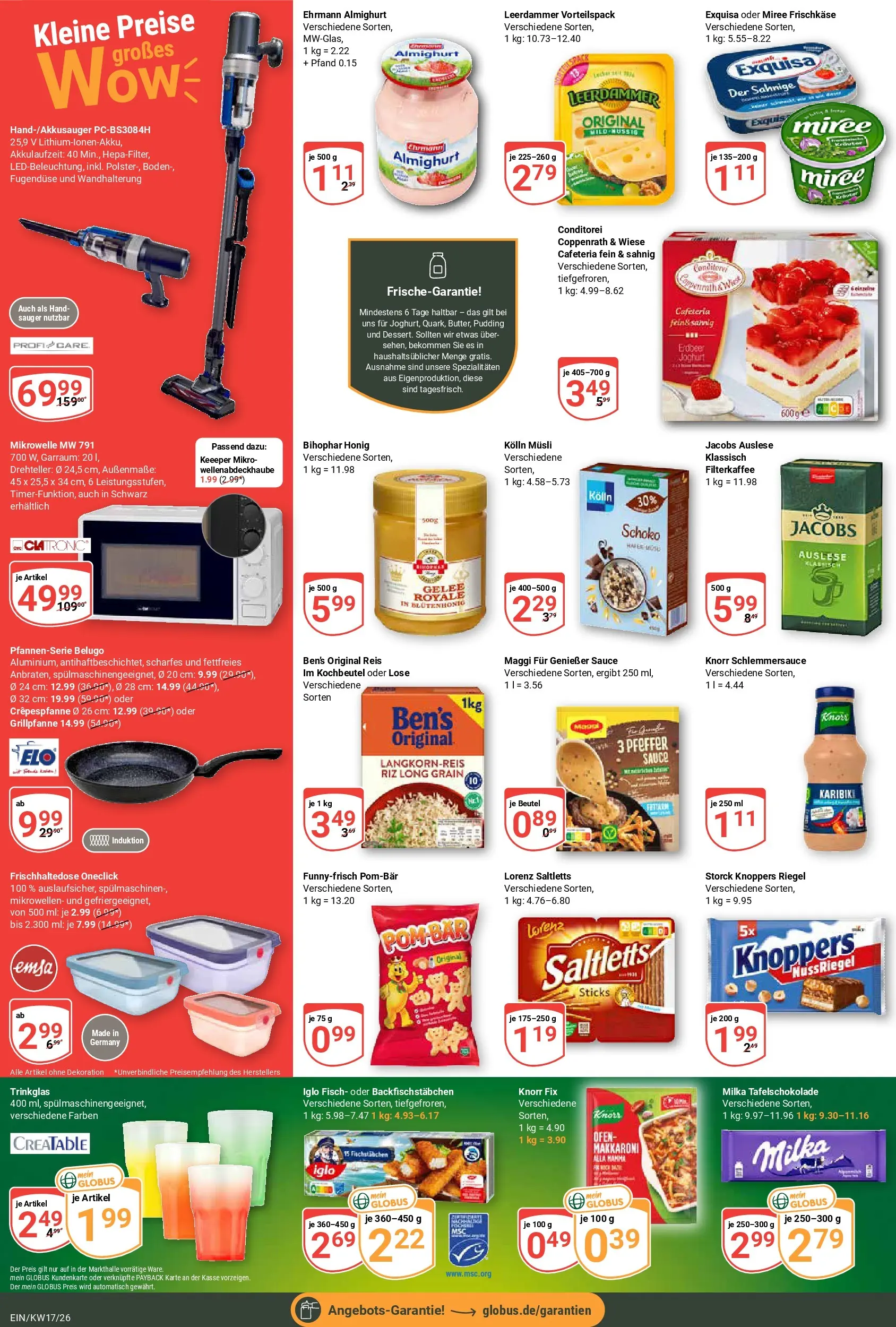 Globus Prospekt Homburg-Einöd	 (ab 20.04.2026) » Angebote online | Seite: 2 | Produkte: Musli, Knorr fix, Kolln, Ehrmann almighurt