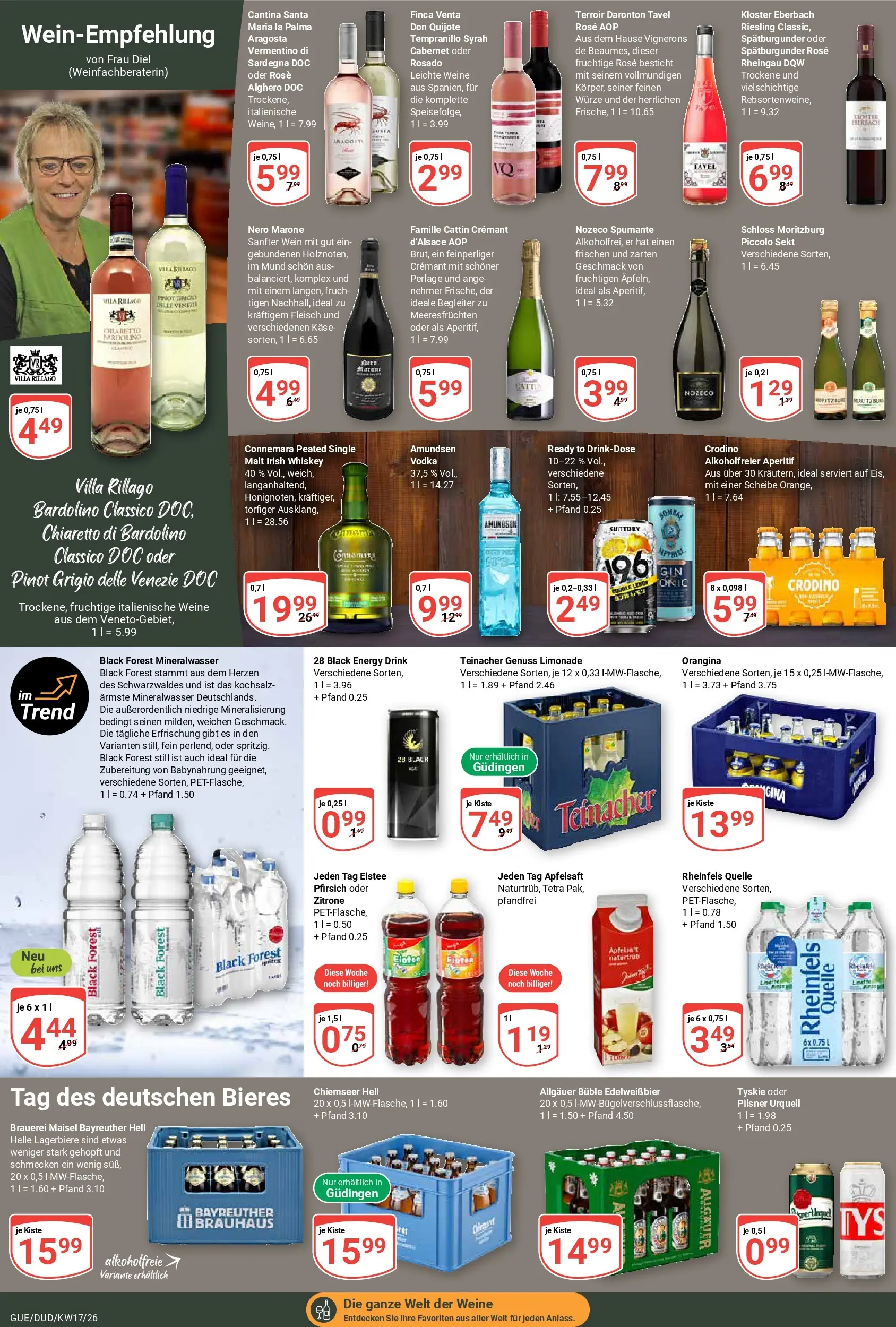 Globus Prospekt Saarbrücken-Güdingen	 (ab 20.04.2026) » Angebote online | Seite: 16 | Produkte: Bayreuther hell, Tyskie, Zitrone, Wein