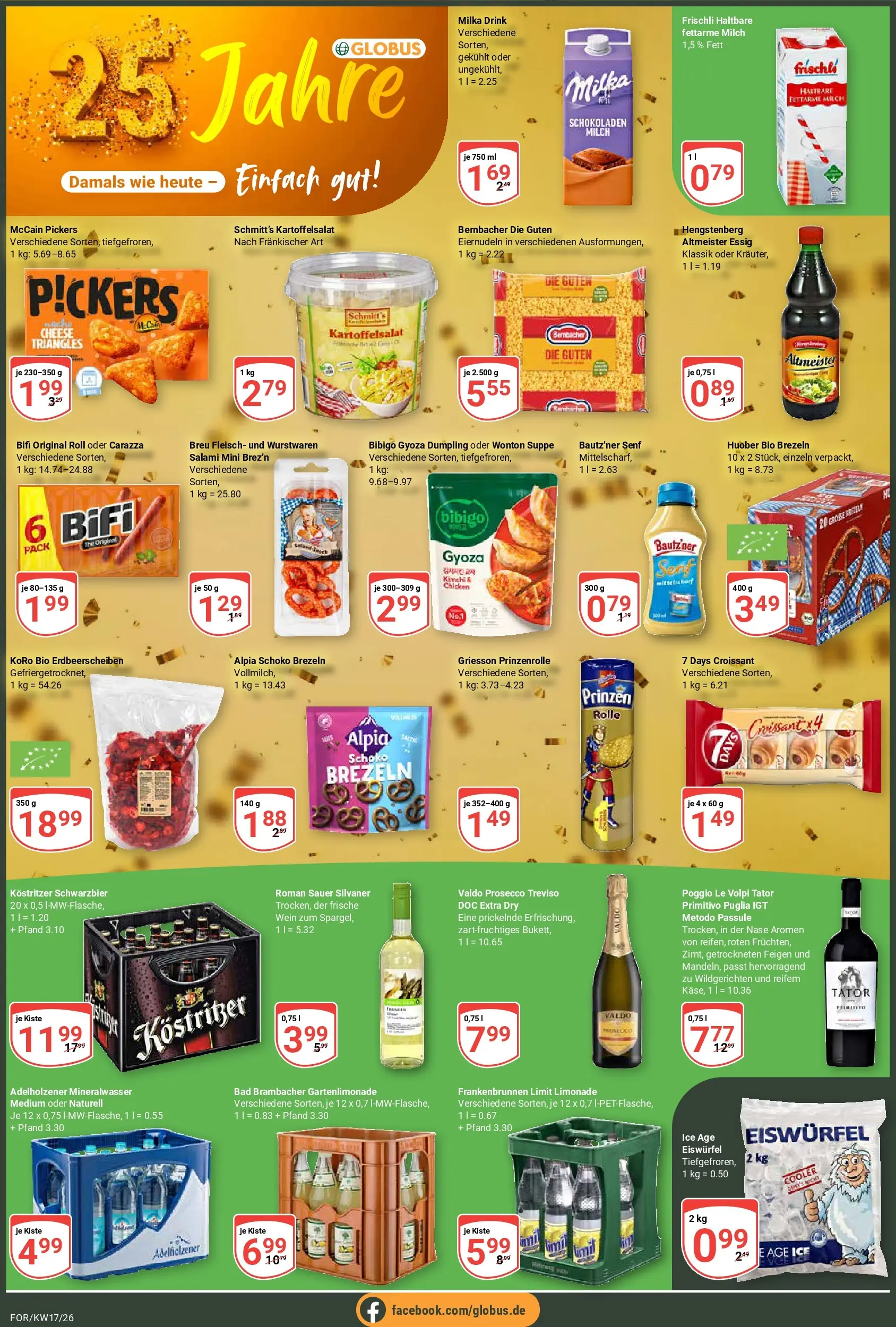 Globus Prospekt Forchheim	 (ab 20.04.2026) » Angebote online | Seite: 2 | Produkte: Mineralwasser, Croissant, Wein, Fleisch