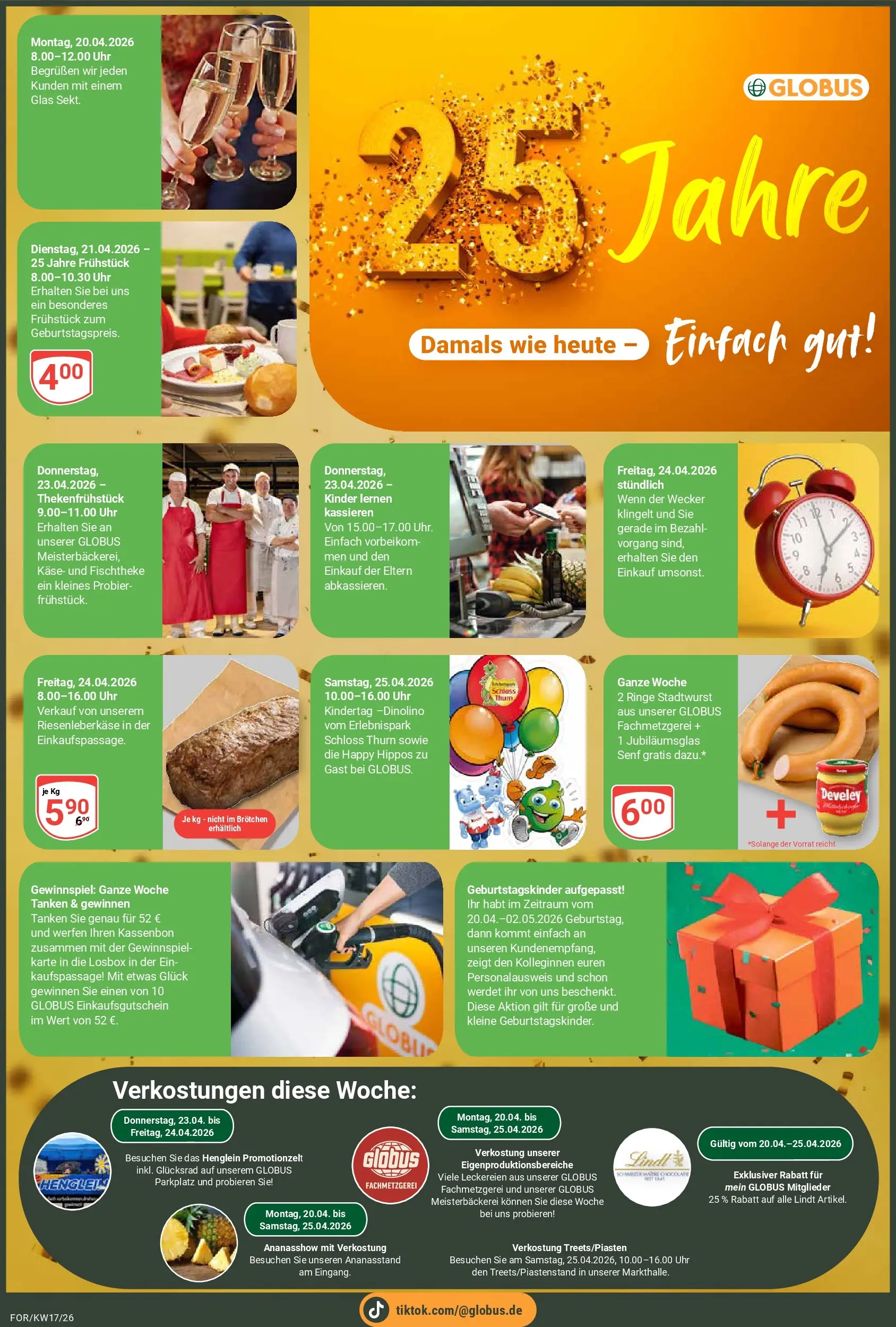 Globus Prospekt Forchheim	 (ab 20.04.2026) » Angebote online | Seite: 4 | Produkte: Käse, Lindt, Uhr, Wecker