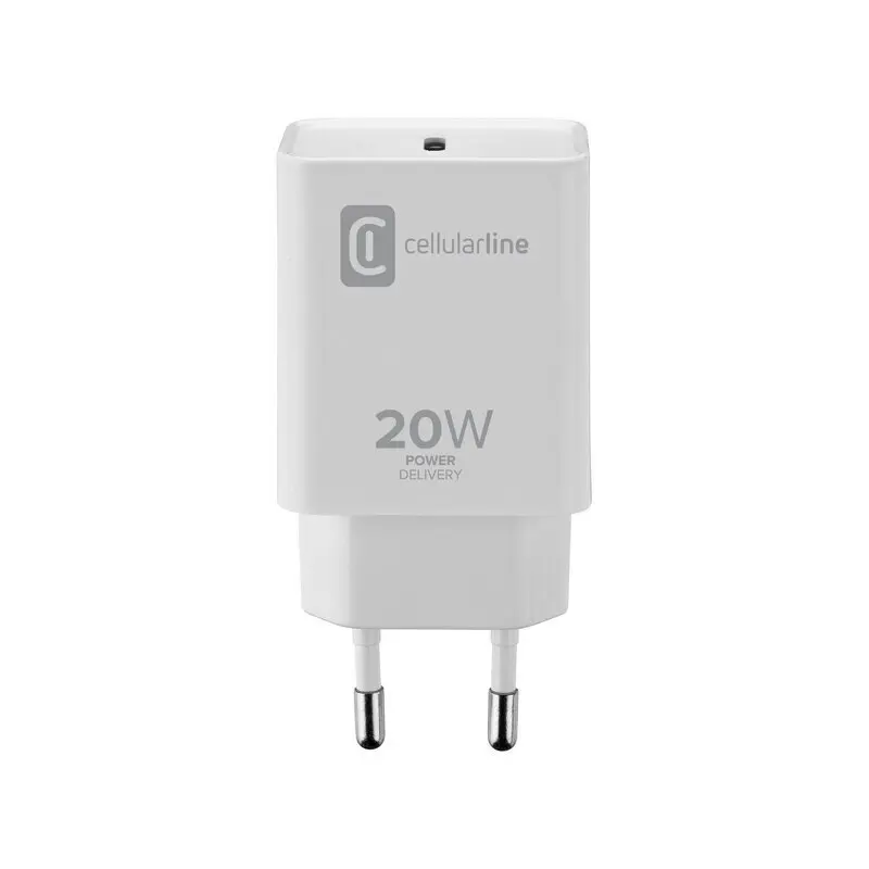 Зарядно устройство Cellularline PD 220V USB-C 20W