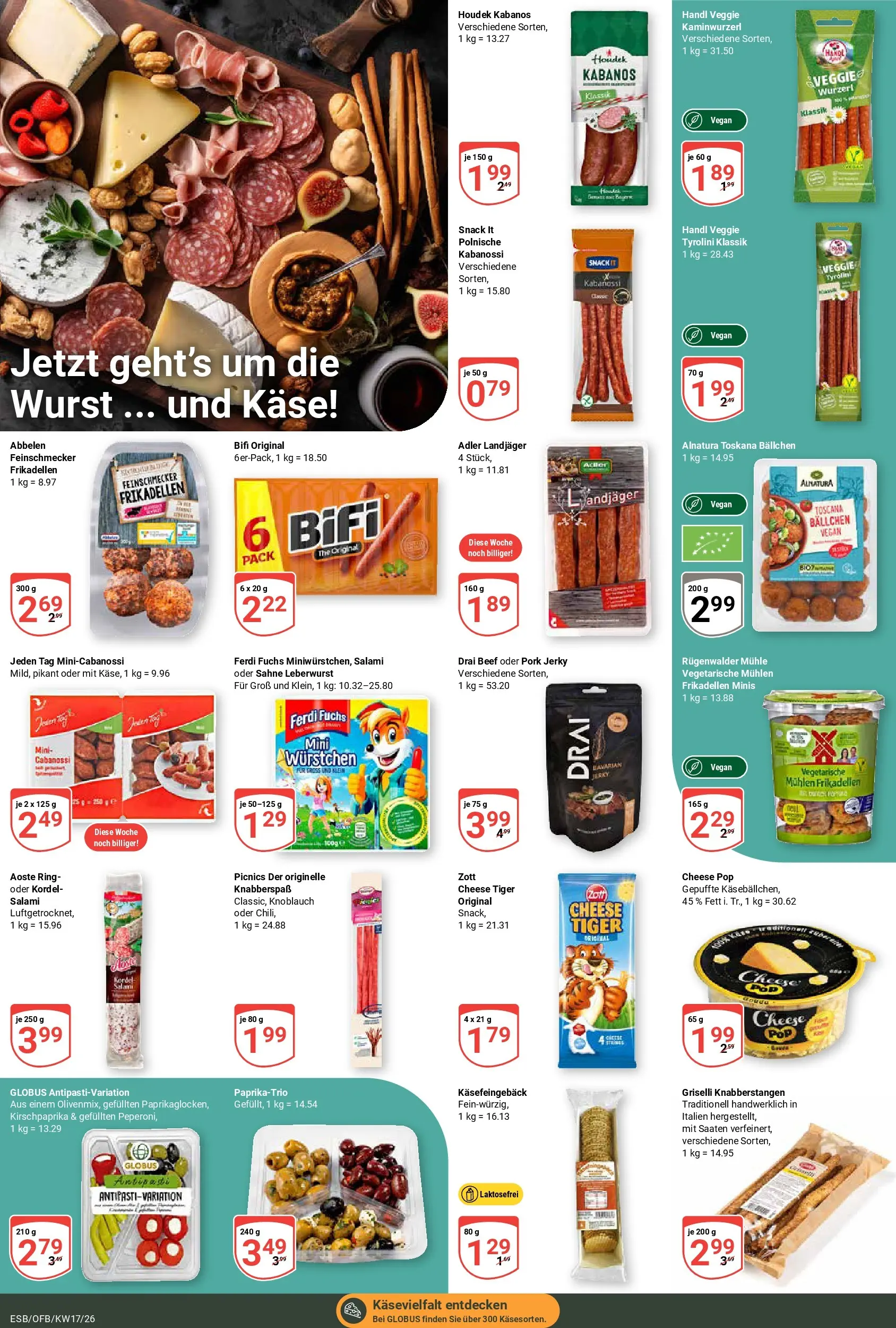 Globus Prospekt Eschborn	 (ab 20.04.2026) » Angebote online | Seite: 13 | Produkte: Mühle, Wurst, Knoblauch, Salami