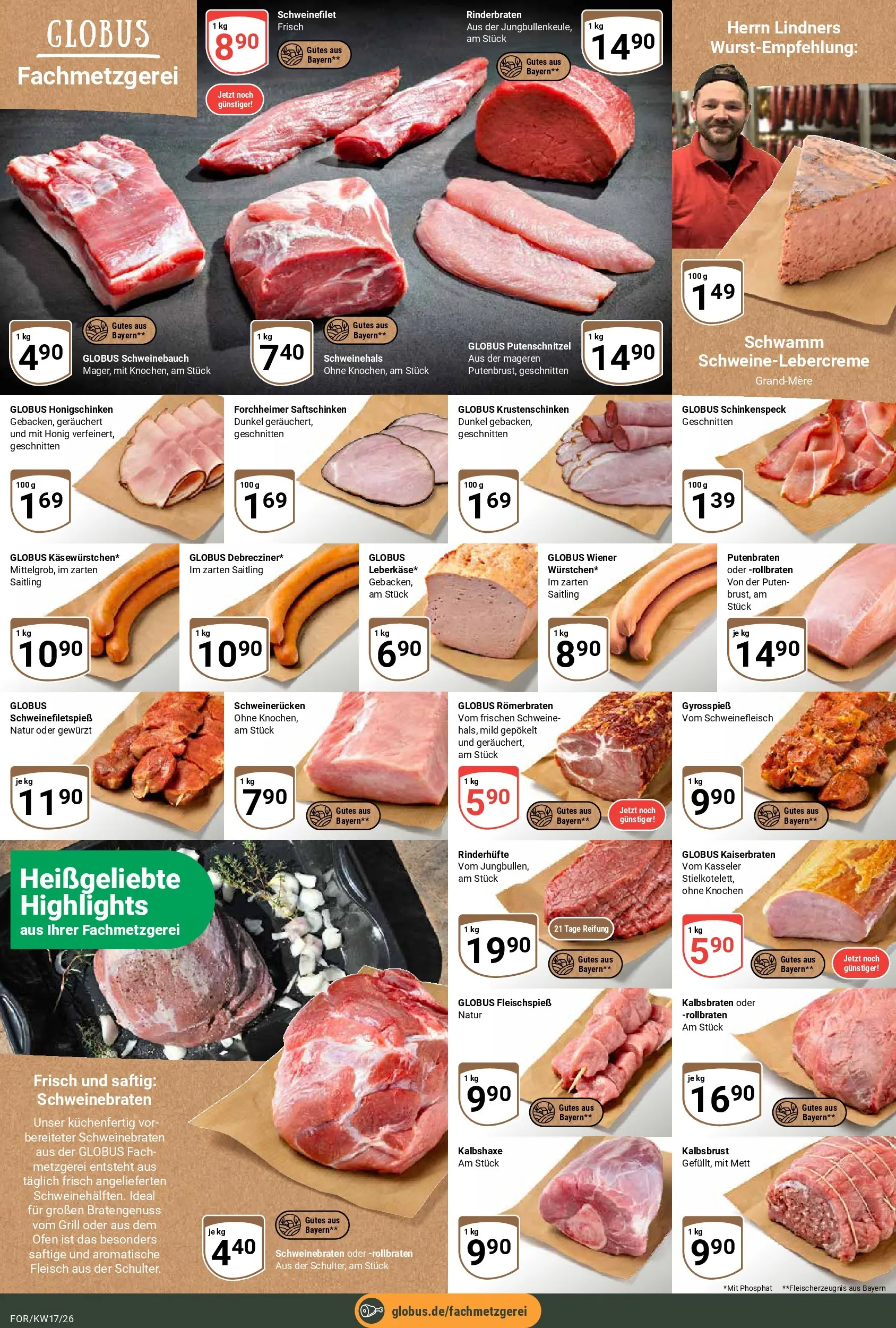 Globus Prospekt Forchheim	 (ab 20.04.2026) » Angebote online | Seite: 12 | Produkte: Ofen, Grill, Schweinebauch, Fleisch