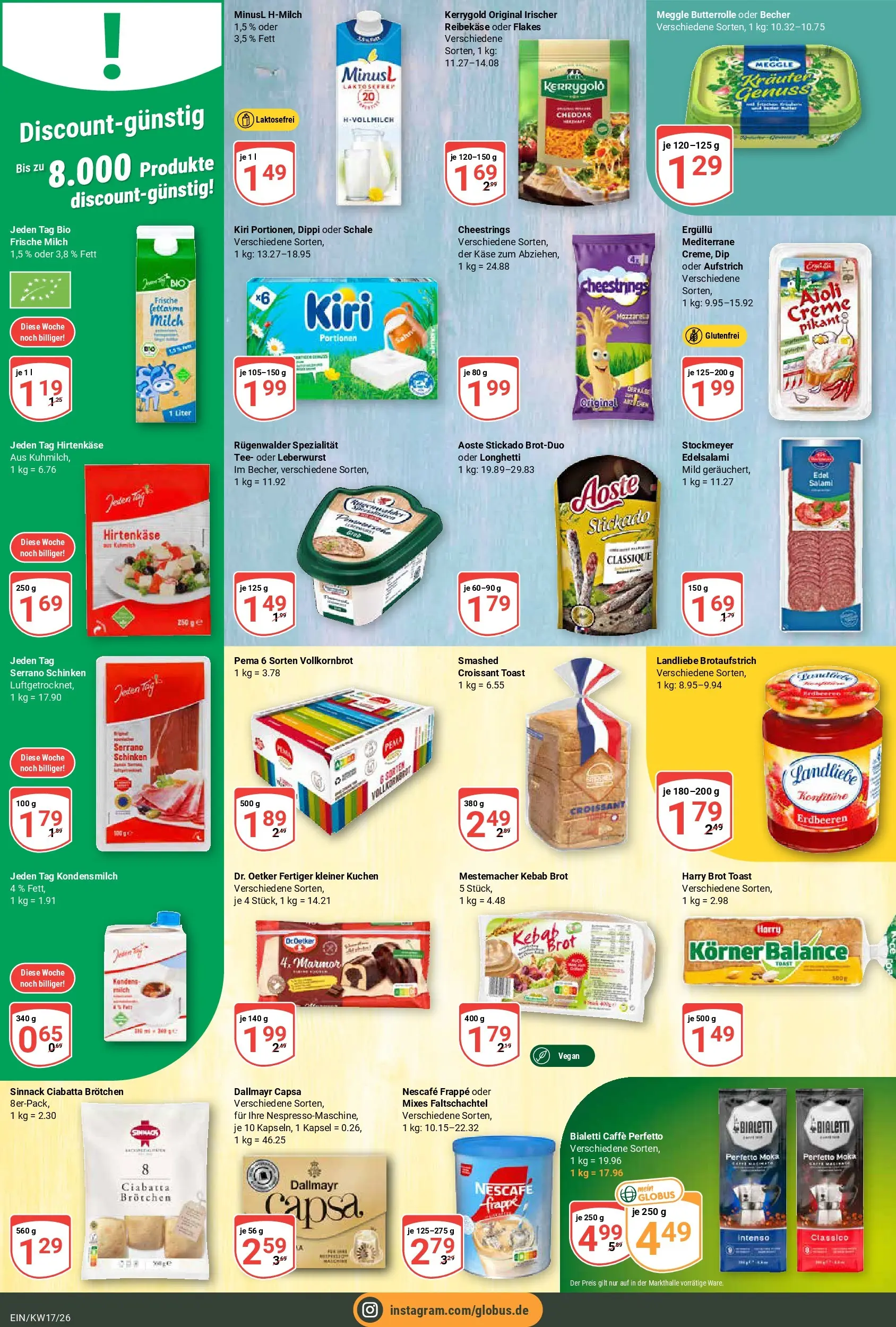 Globus Prospekt Homburg-Einöd	 (ab 20.04.2026) » Angebote online | Seite: 14 | Produkte: Dallmayr, Salami, Schinken, Dallmayr capsa