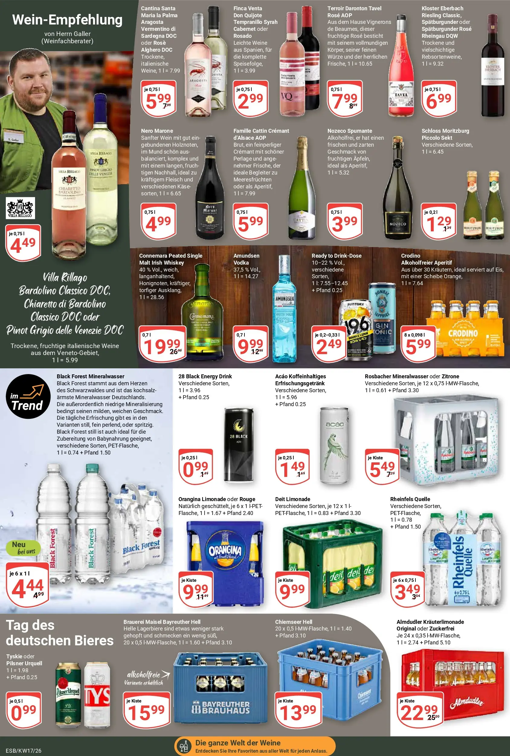 Globus Prospekt Eschborn	 (ab 20.04.2026) » Angebote online | Seite: 17 | Produkte: Käse, Sekt, Limonade, Rheinfels quelle