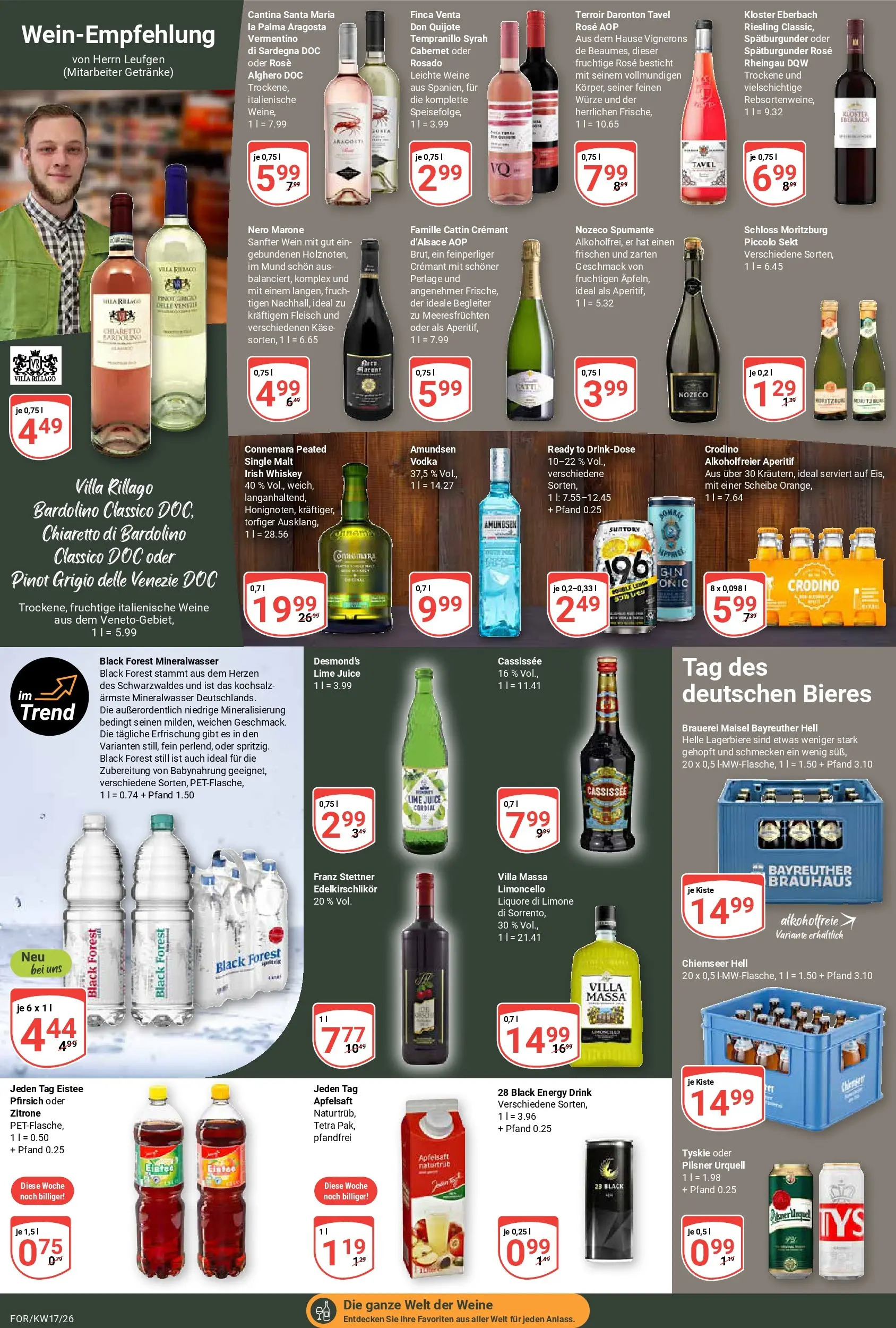 Globus Prospekt Forchheim	 (ab 20.04.2026) » Angebote online | Seite: 20 | Produkte: Bayreuther hell, Apfelsaft, Pfirsich, Fleisch