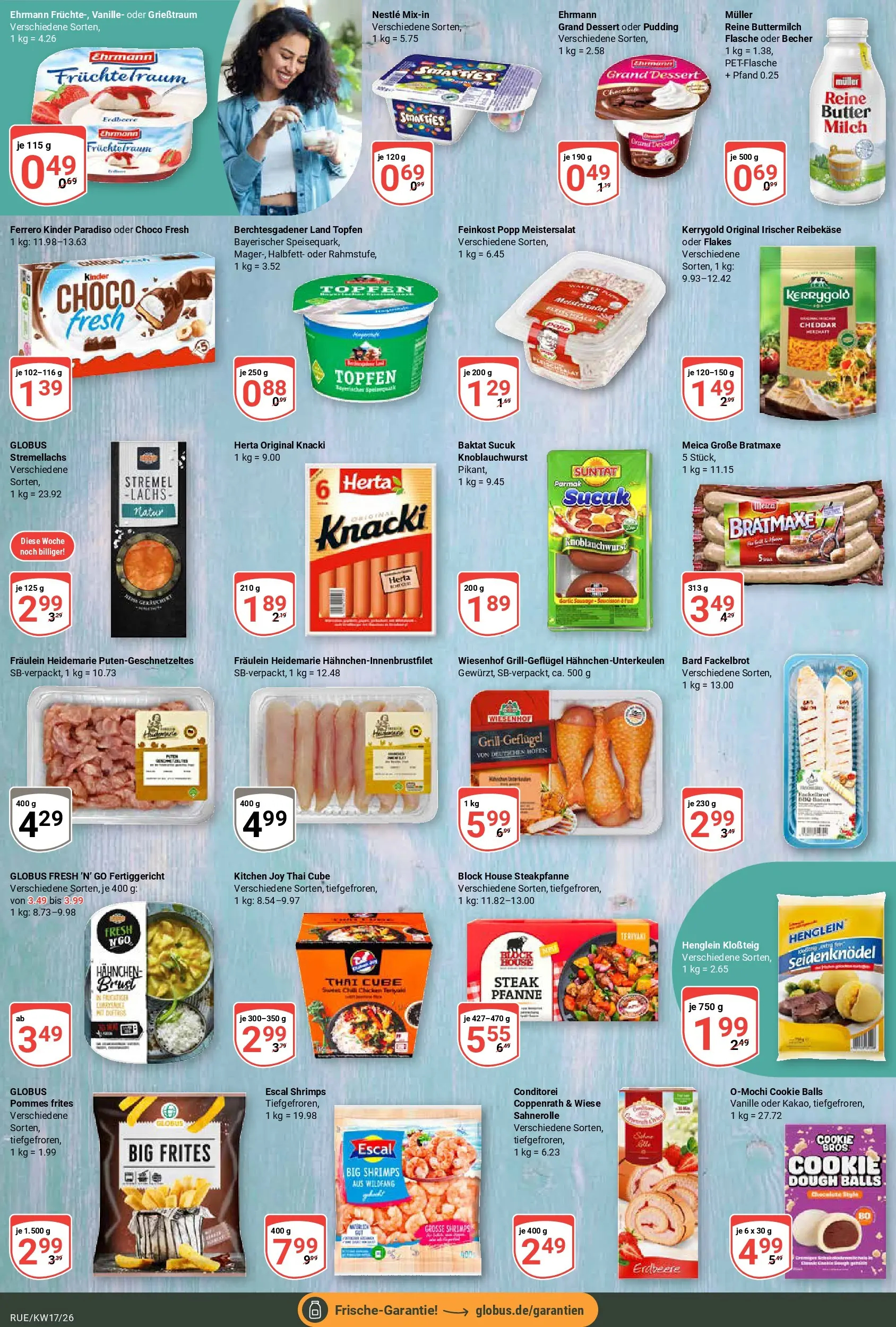 Globus Prospekt Rüsselsheim	 (ab 20.04.2026) » Angebote online | Seite: 12 | Produkte: Grill, Butter, Pommes, Meica