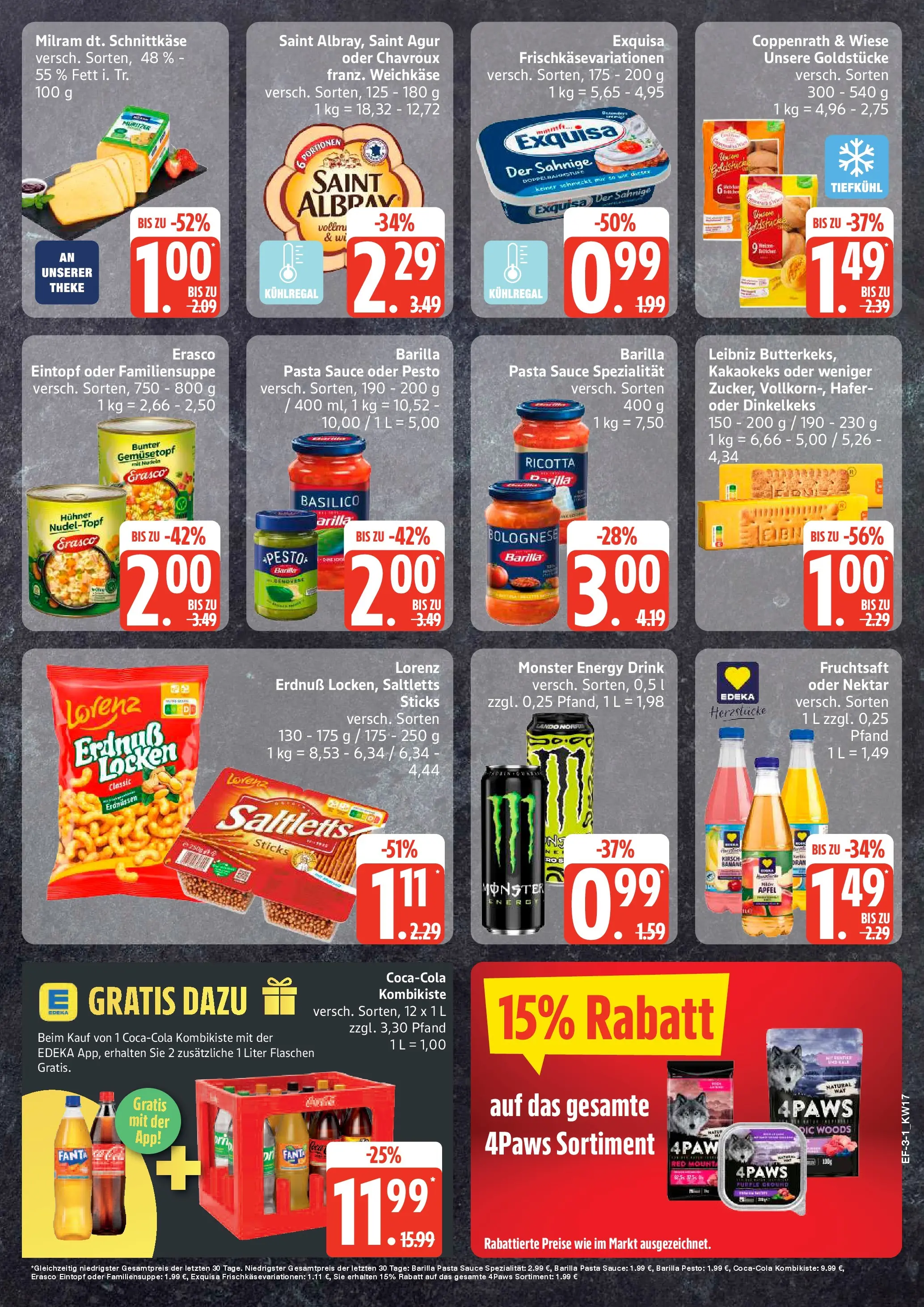 Edeka prospekt Luhnstedt	 (ab 20.04.2026) » Angebote Online | Seite: 3 | Produkte: Energy, Barilla, Äpfel, Pasta