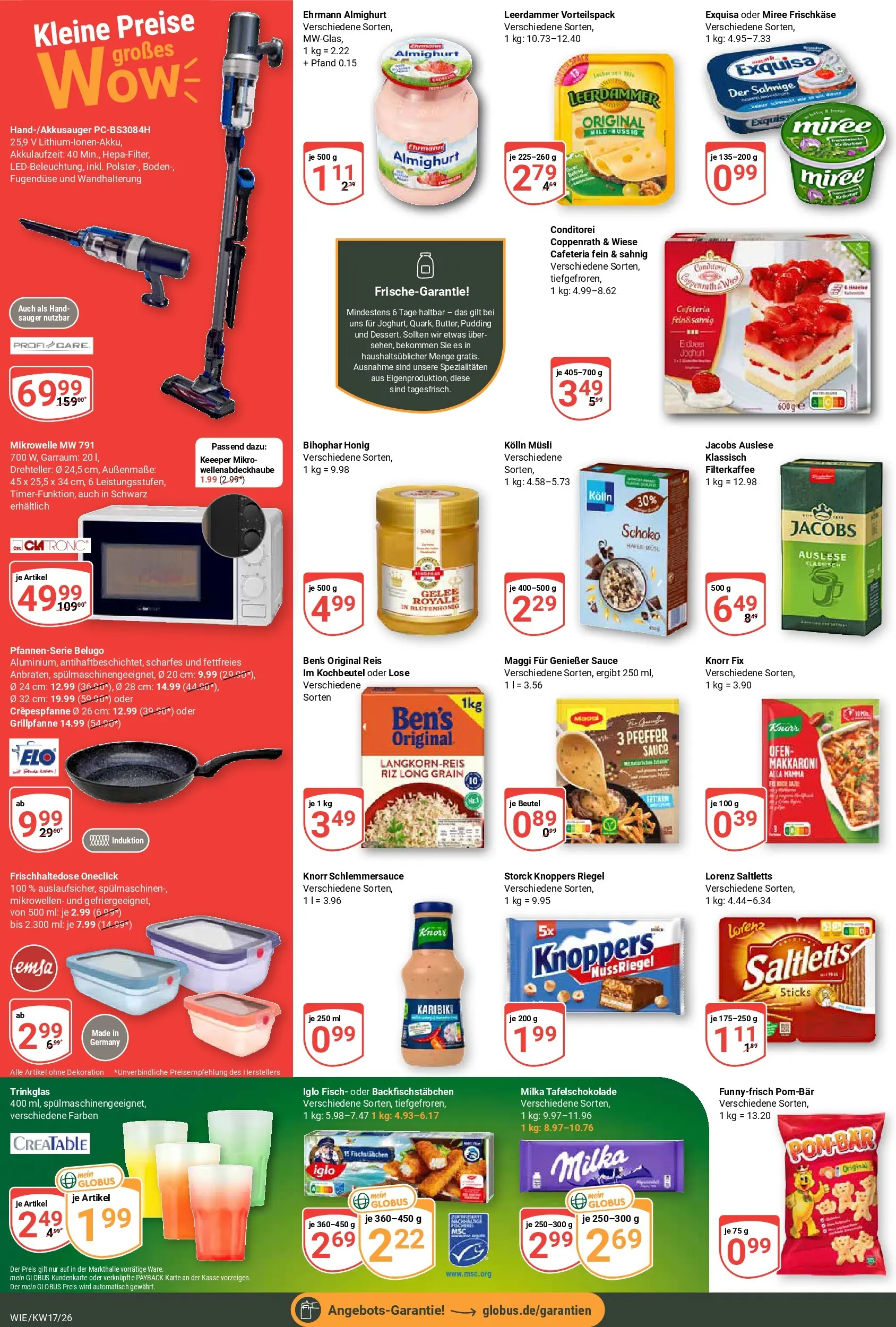 Globus Prospekt Waghäusel	 (ab 20.04.2026) » Angebote online | Seite: 2 | Produkte: Iglo, Pudding, Leerdammer, Fisch