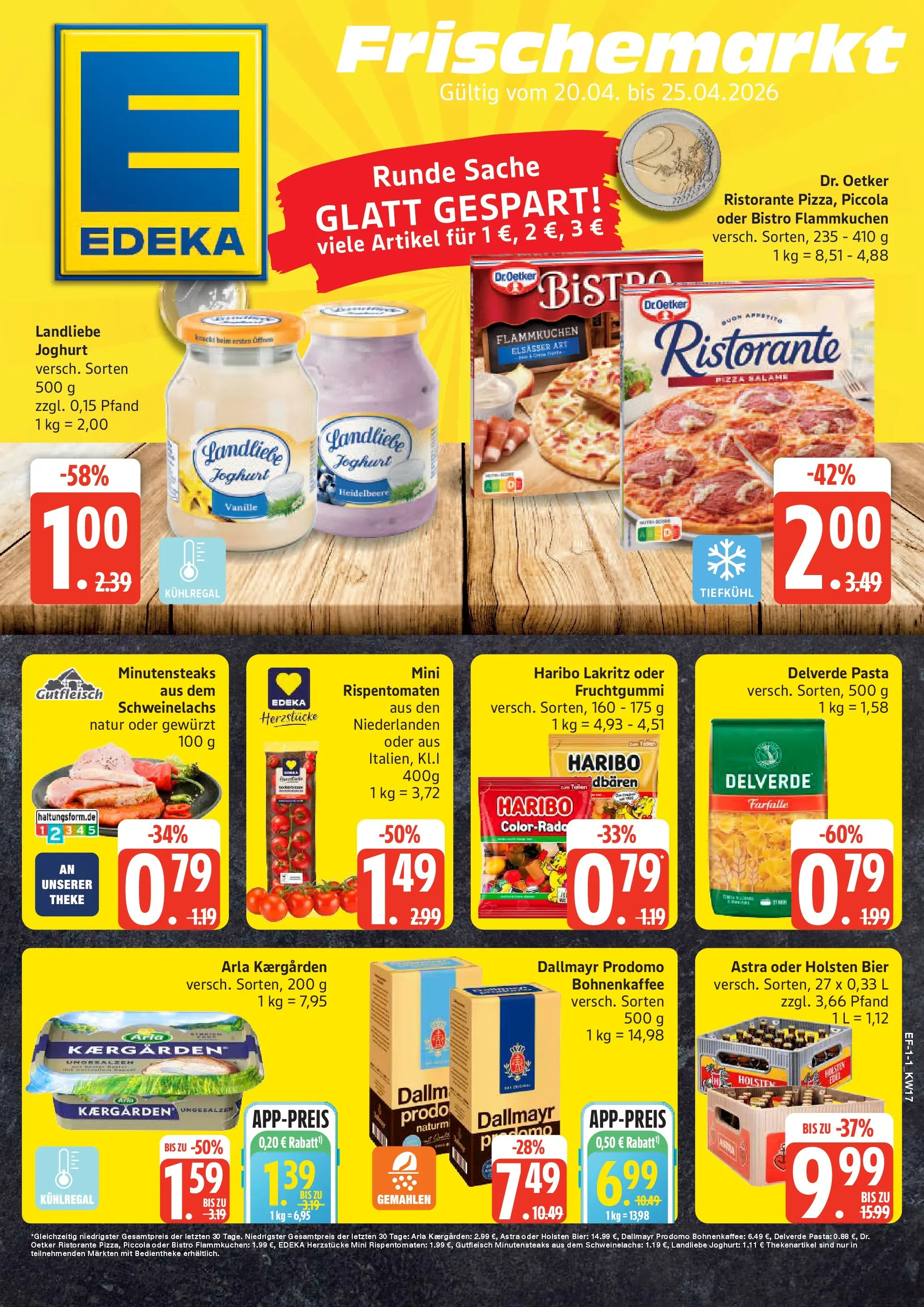 Edeka prospekt Luhnstedt	 (ab 20.04.2026) » Angebote Online | Seite: 1 | Produkte: Ristorante, Haribo, Astra, Holsten