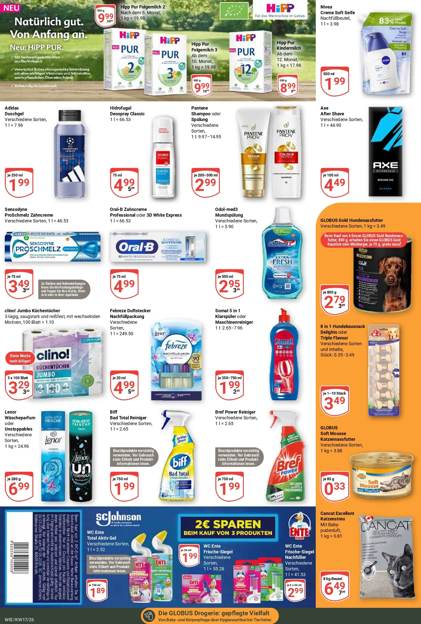 Globus Prospekt Waghäusel	 (ab 20.04.2026) » Angebote online | Seite: 19 | Produkte: Lenor, Bad, Seife, Ente