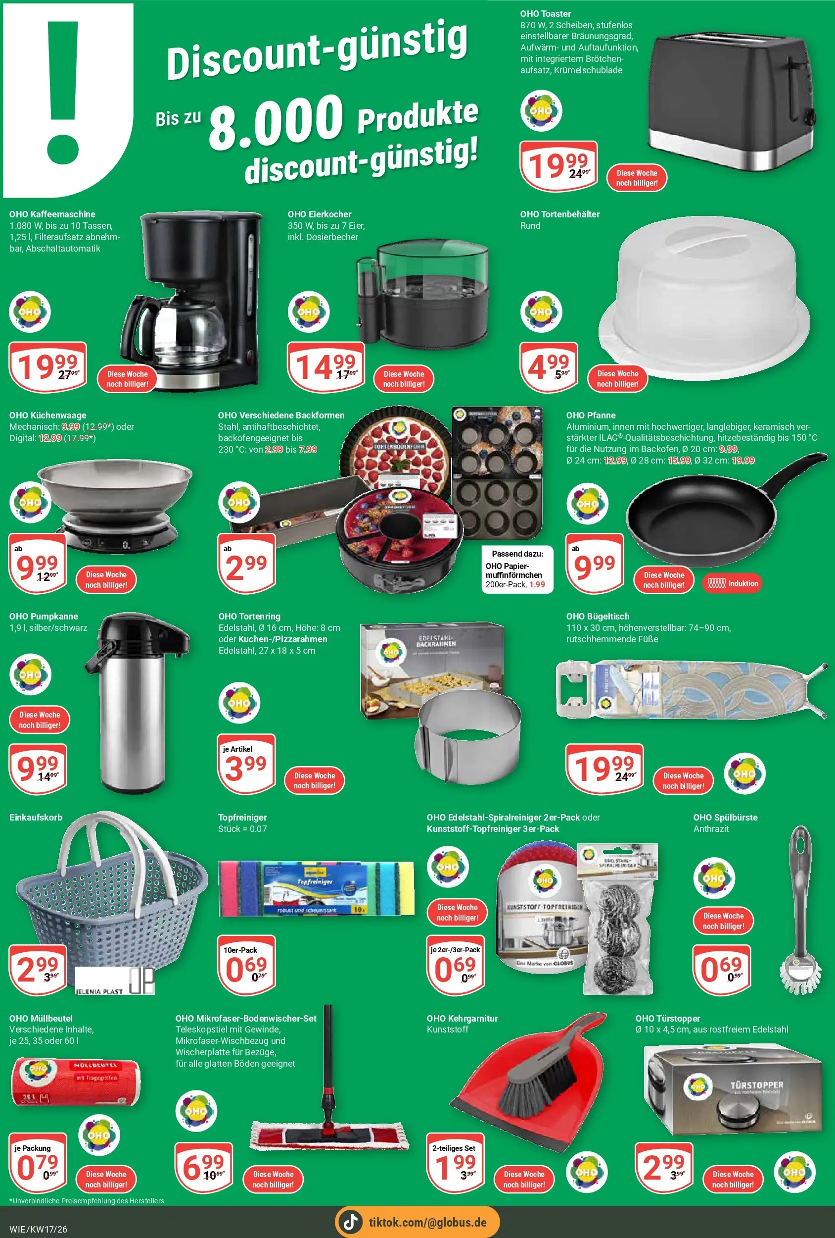 Globus Prospekt Waghäusel	 (ab 20.04.2026) » Angebote online | Seite: 23 | Produkte: Kaffeemaschine, Toaster, Eierkocher