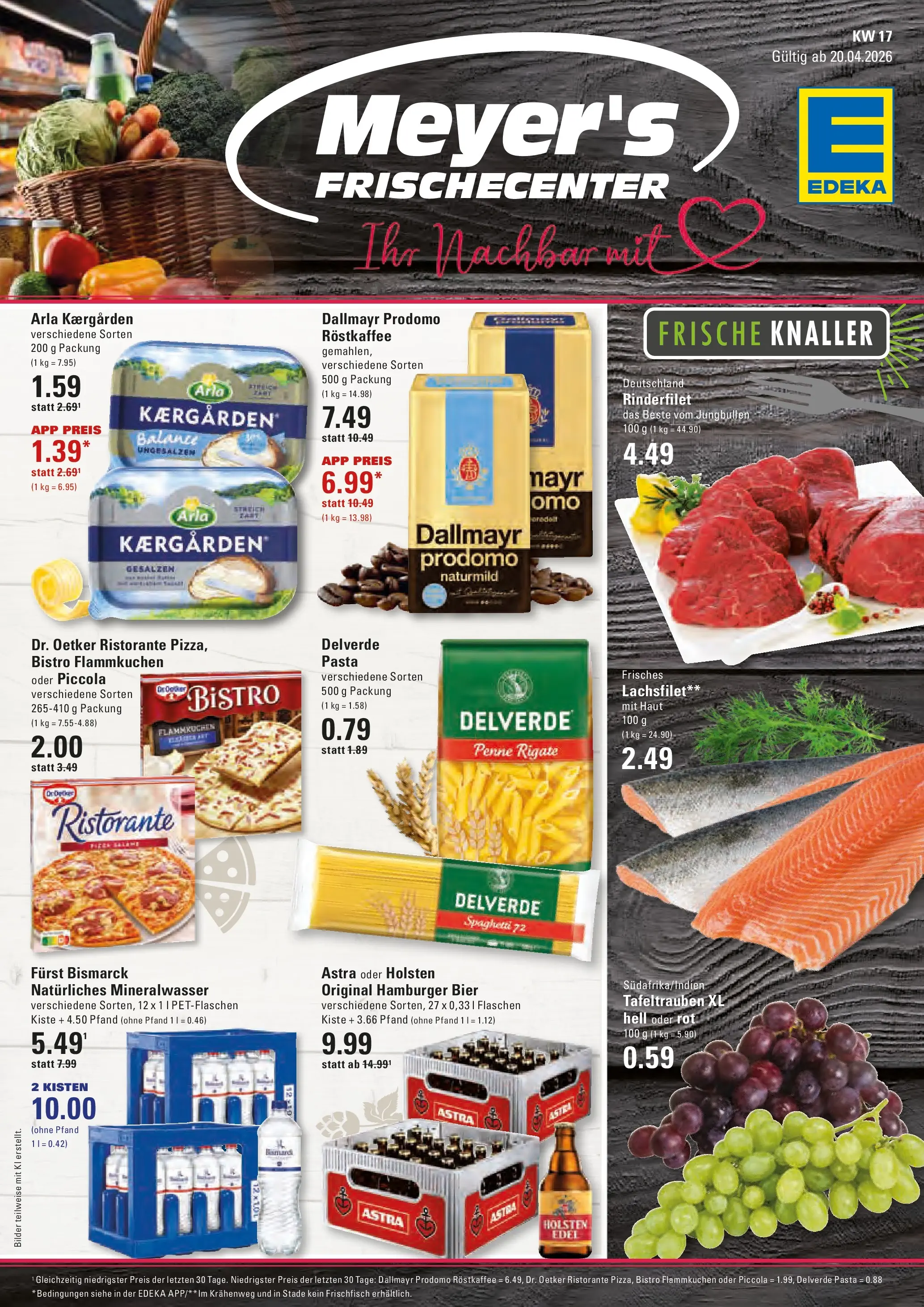 Edeka prospekt Hamburg	 (ab 20.04.2026) » Angebote Online | Seite: 1 | Produkte: Bier, Holsten edel, Bilder, Pasta