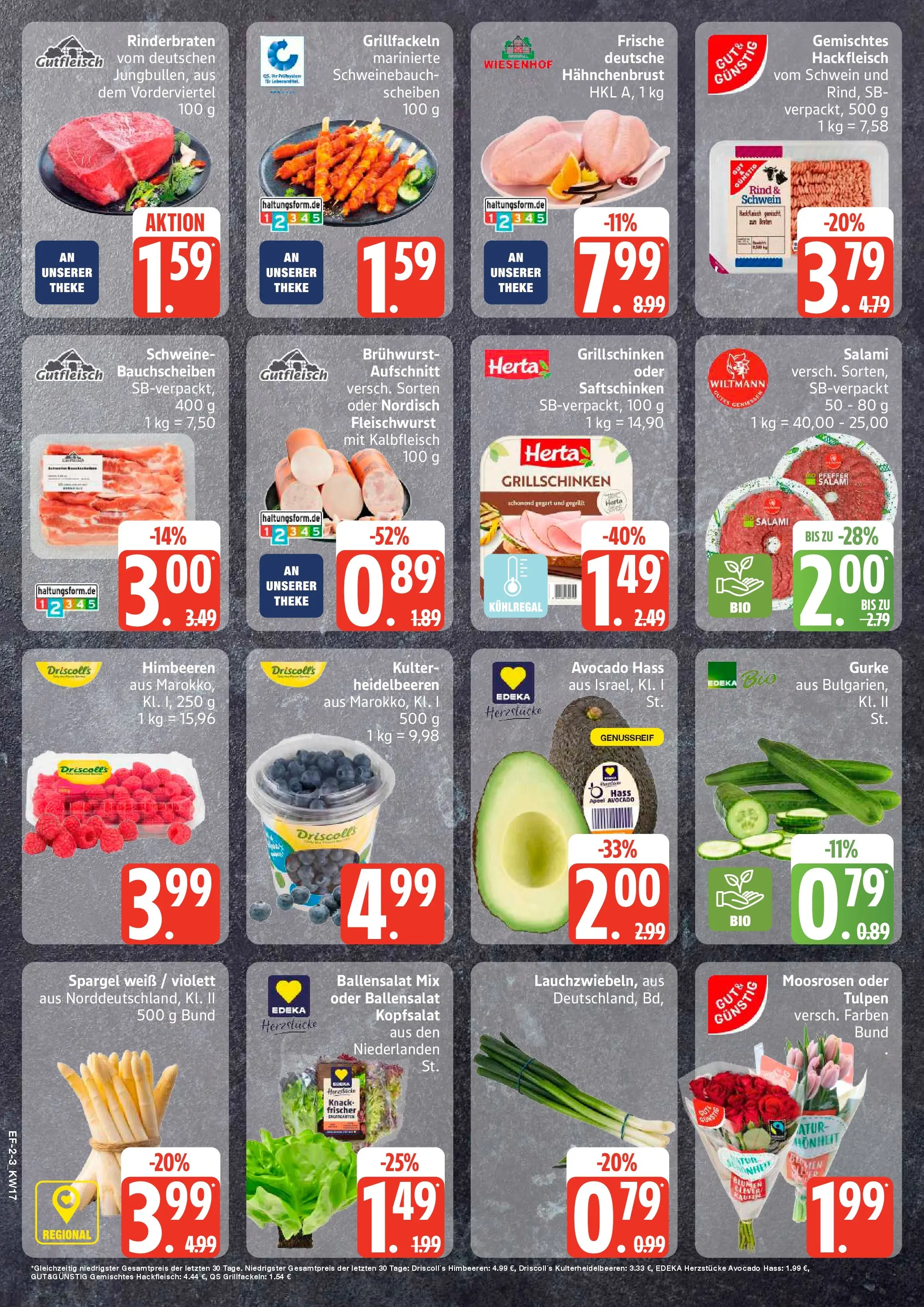 Edeka prospekt Schellhorn	 (ab 20.04.2026) » Angebote Online | Seite: 2 | Produkte: Rinderbraten, Schweinebauch, Salami, Hahnchenbrust