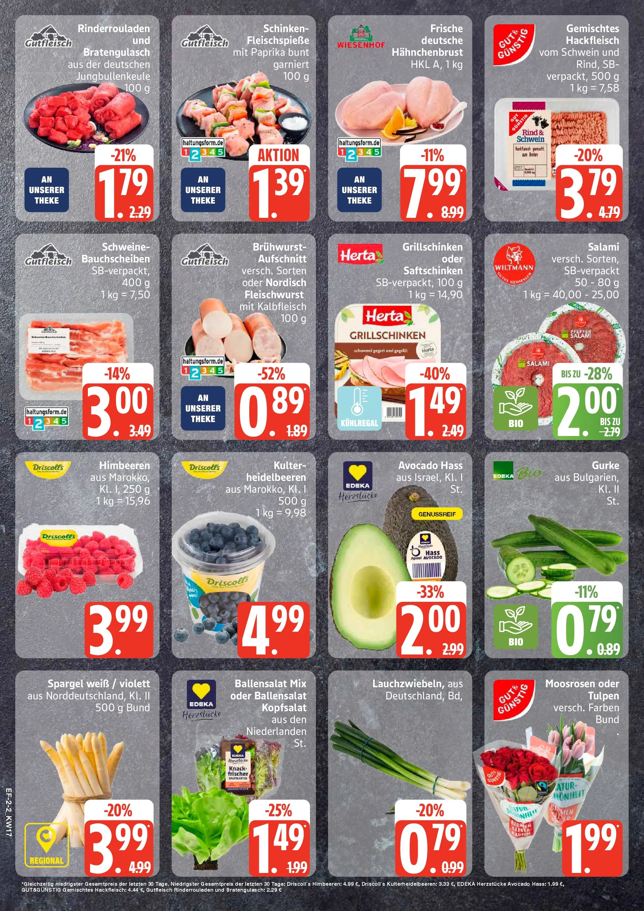 Edeka prospekt Luhnstedt	 (ab 20.04.2026) » Angebote Online | Seite: 2 | Produkte: Rinderrouladen, Paprika, Salami, Hahnchenbrust
