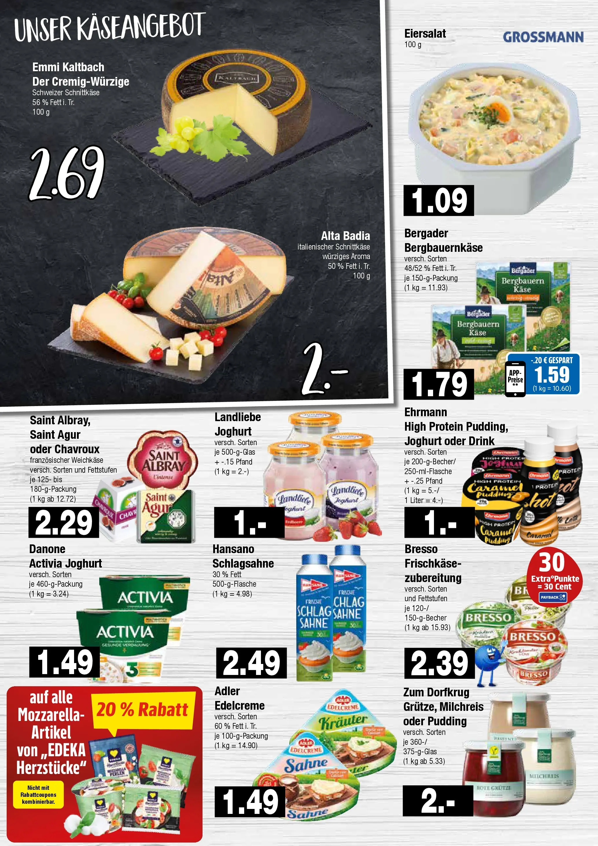Edeka prospekt Hamburg	 (ab 20.04.2026) » Angebote Online | Seite: 4 | Produkte: Activia, Danone activia, Schlagsahne, Sahne