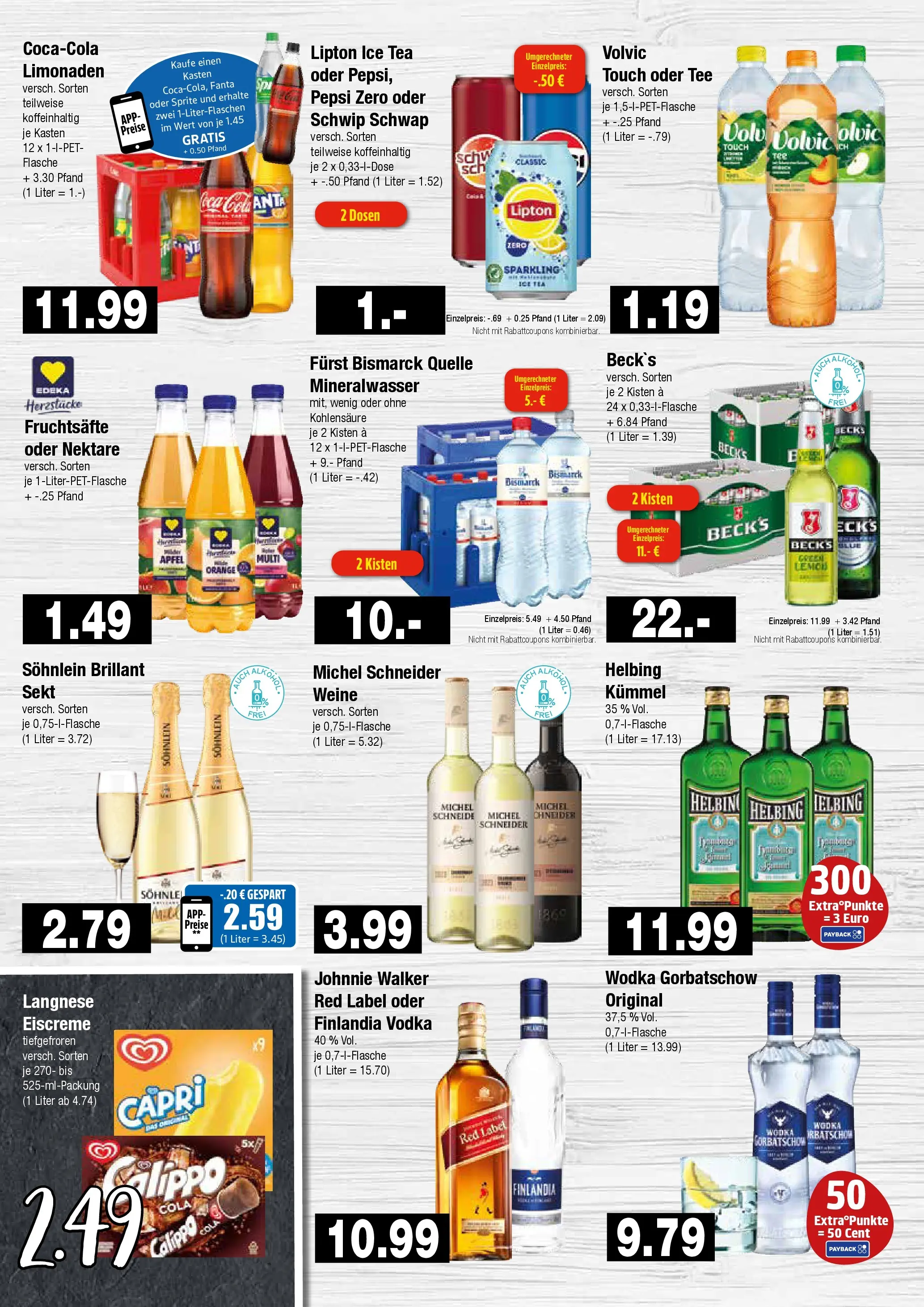 Edeka prospekt Hamburg	 (ab 20.04.2026) » Angebote Online | Seite: 7 | Produkte: Volvic touch, Wodka gorbatschow, Wodka, Johnnie walker