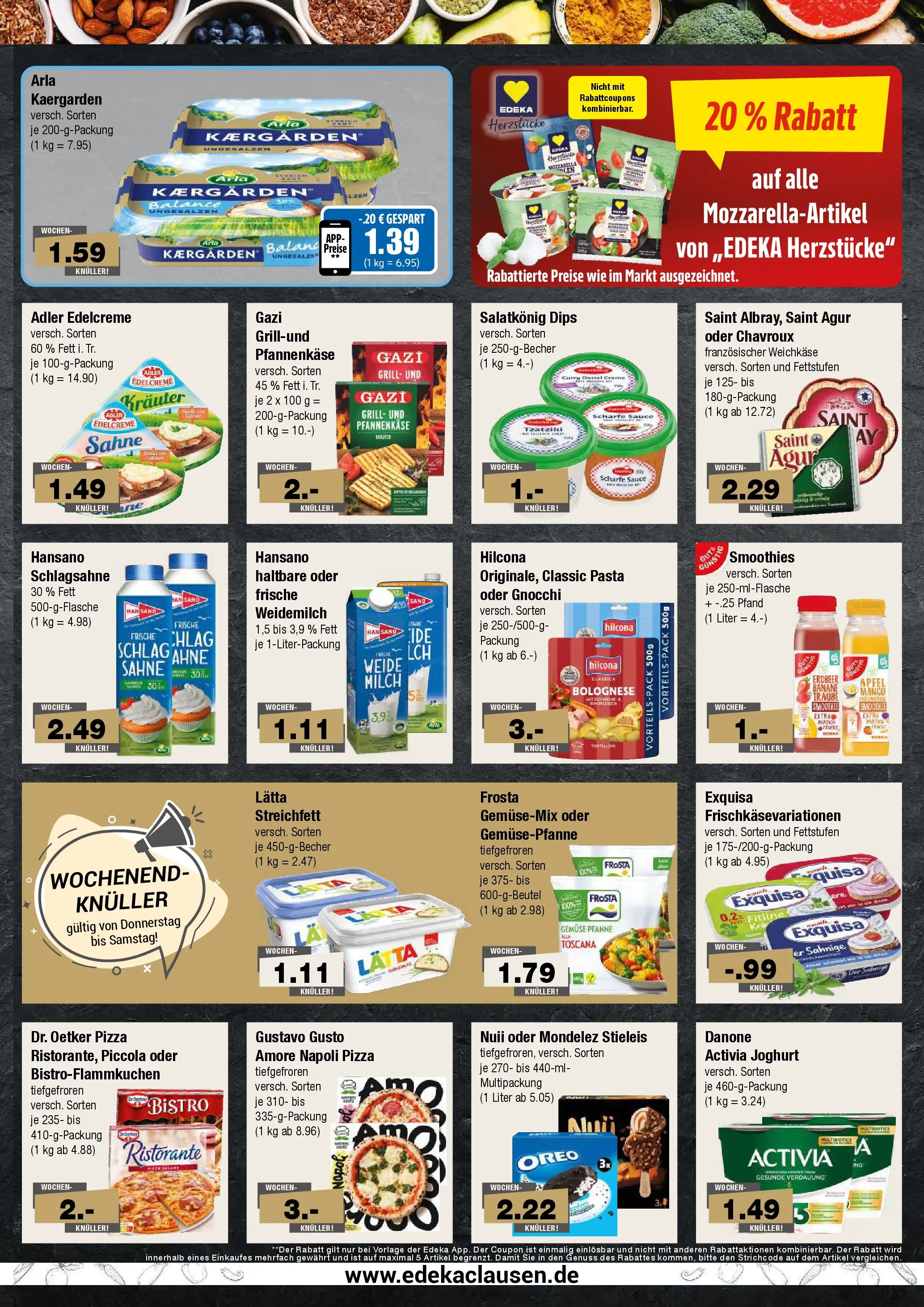 Edeka prospekt Hamburg	 (ab 20.04.2026) » Angebote Online | Seite: 5 | Produkte: Gustavo gusto, Schlagsahne, Äpfel, Frosta