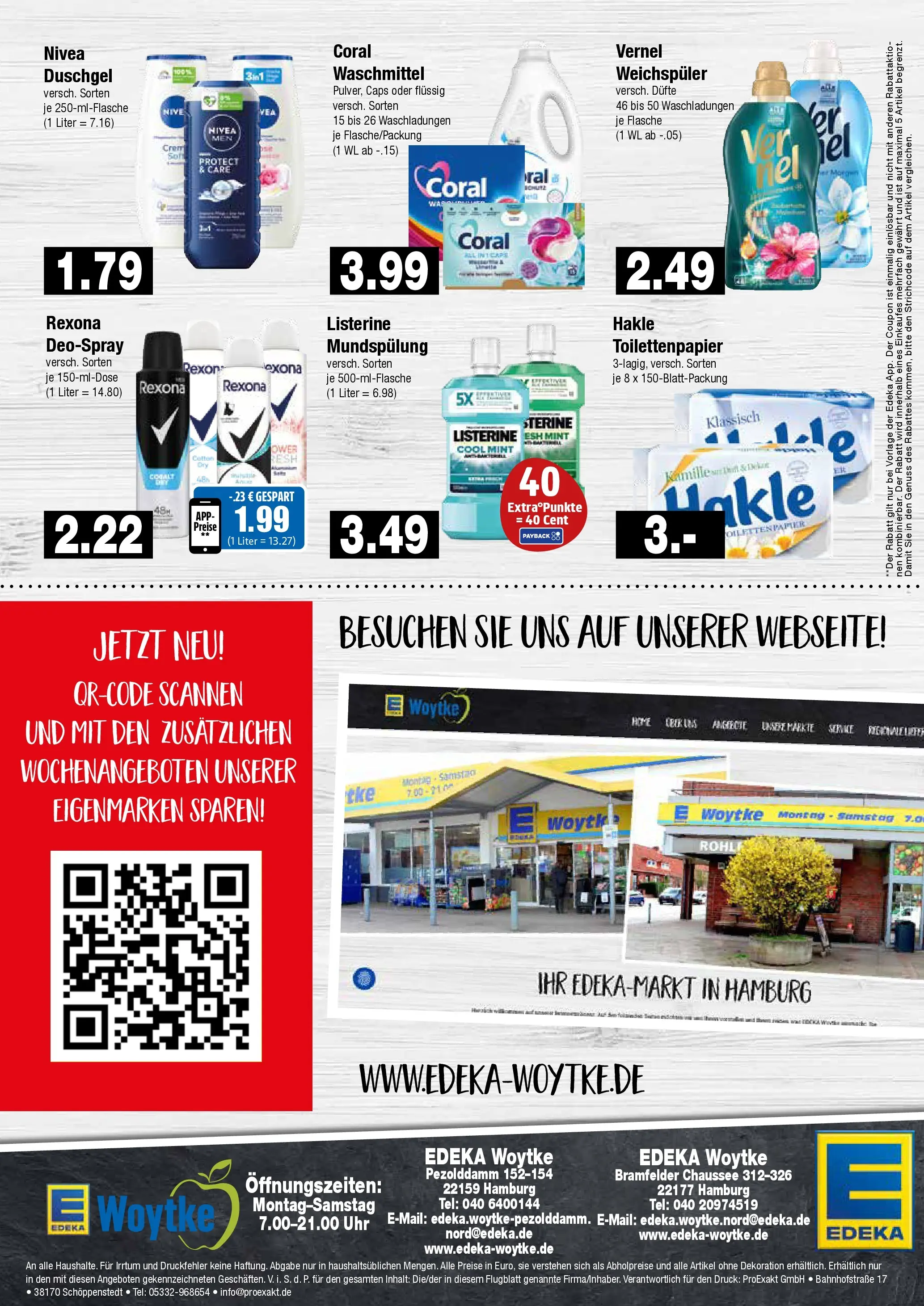 Edeka prospekt Hamburg	 (ab 20.04.2026) » Angebote Online | Seite: 8 | Produkte: Duschgel, Uhr, Vernel, Toilettenpapier