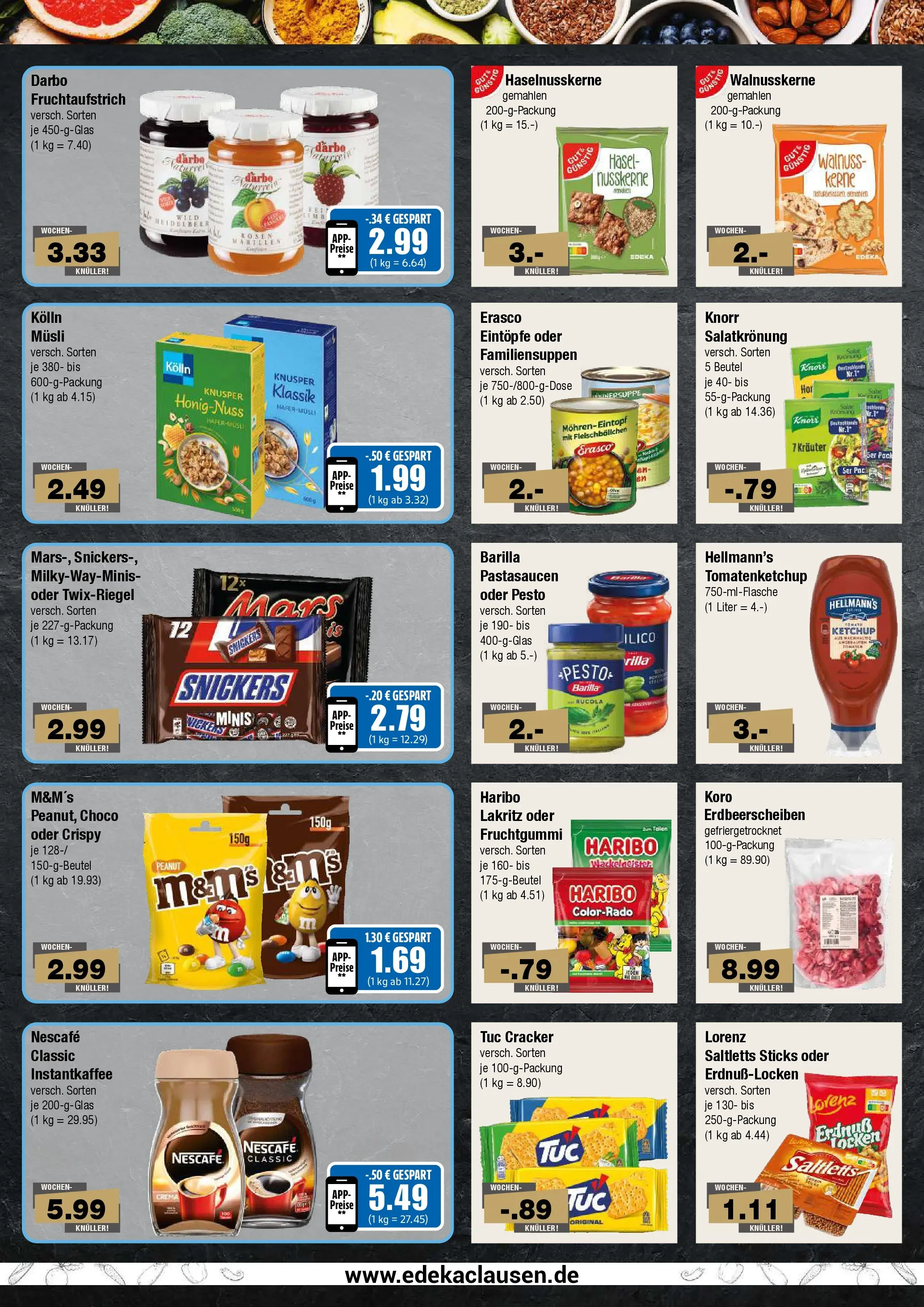 Edeka prospekt Hamburg	 (ab 20.04.2026) » Angebote Online | Seite: 6 | Produkte: Nescafe, Kolln musli, M&M's, Ketchup