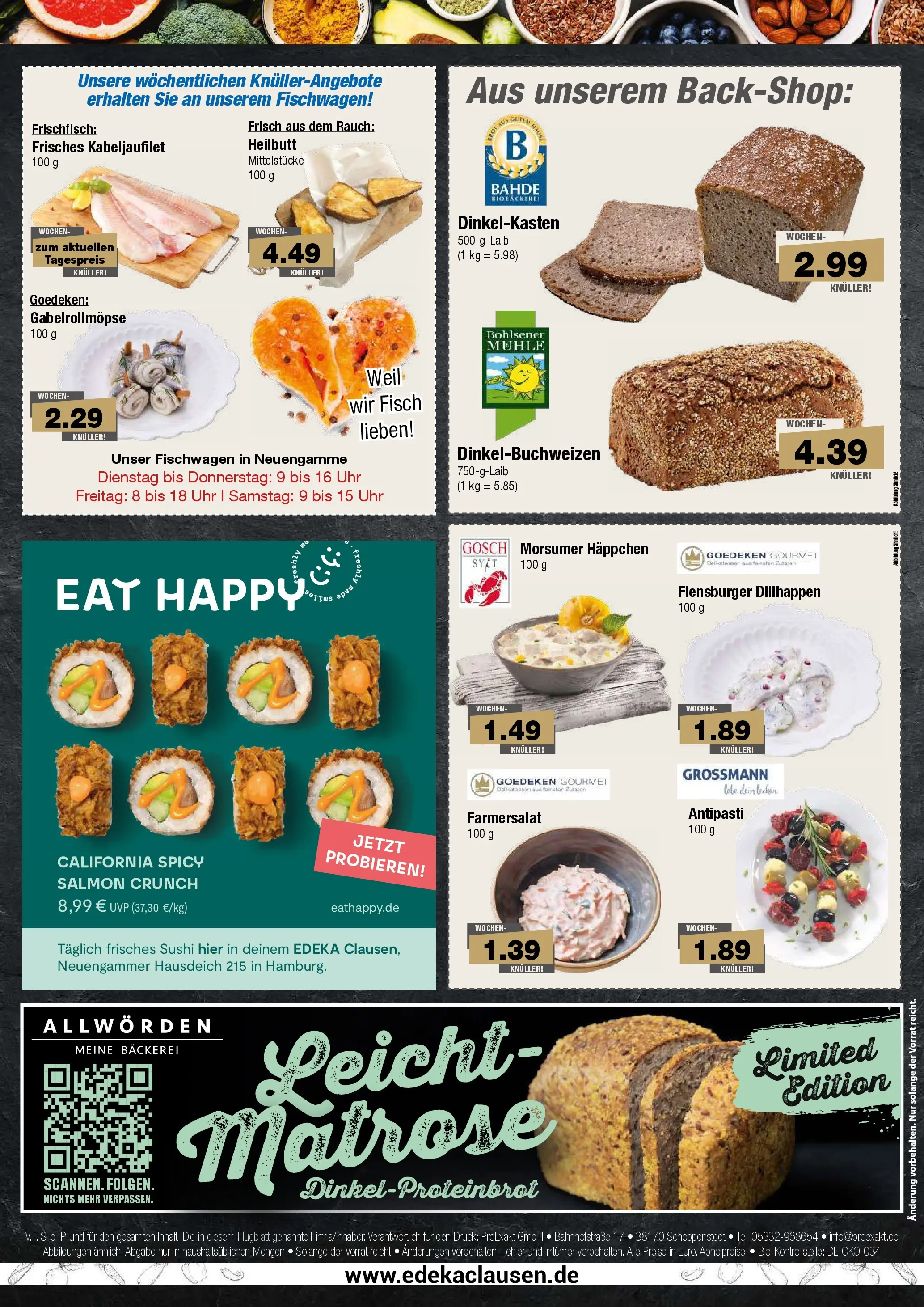 Edeka prospekt Hamburg	 (ab 20.04.2026) » Angebote Online | Seite: 8 | Produkte: Mühle, Flensburger, Fisch, Uhr