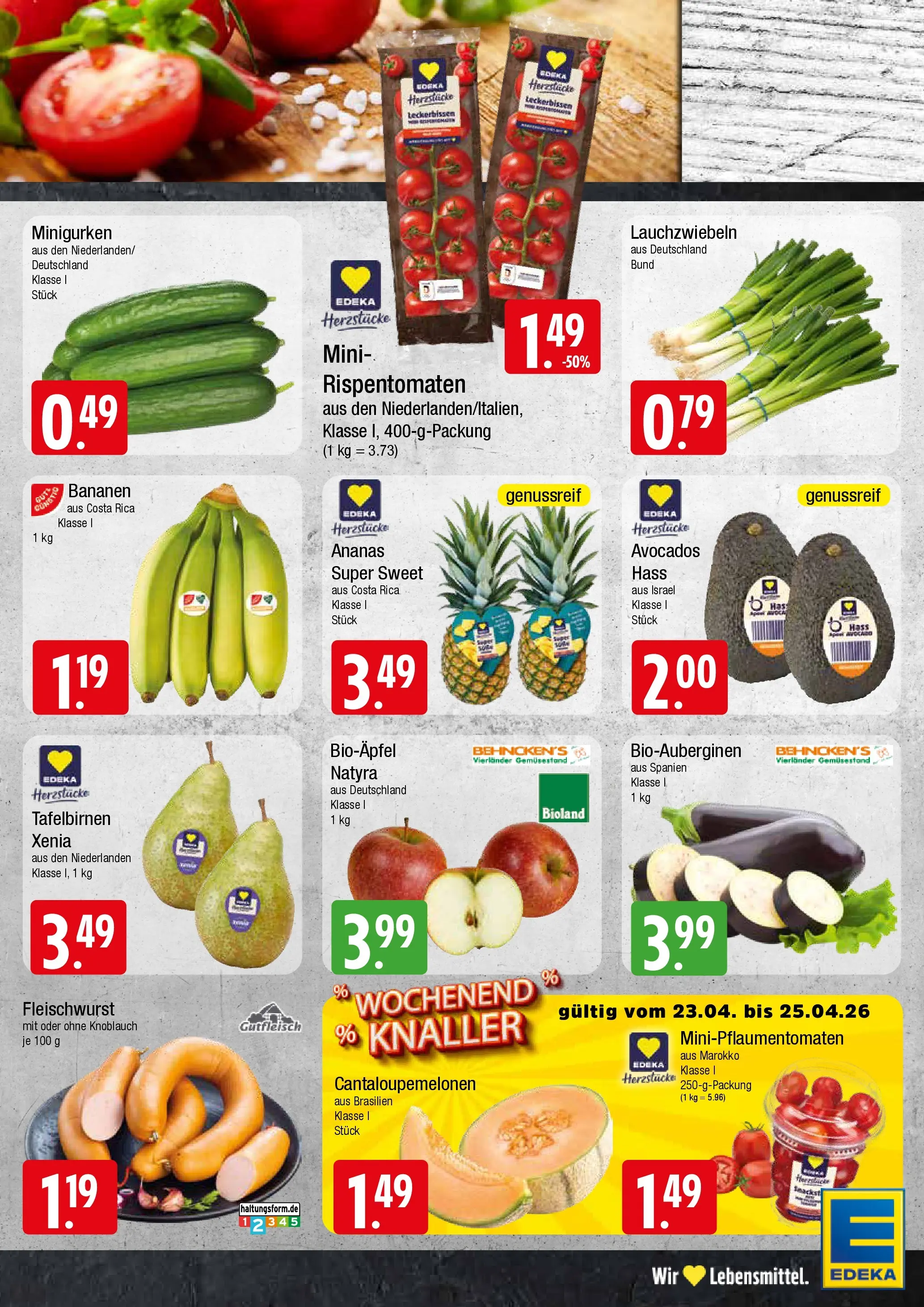 Edeka prospekt Wentorf	 (ab 20.04.2026) » Angebote Online | Seite: 3 | Produkte: Bananen, Ananas, Avocado, Knoblauch