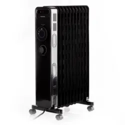 Маслен радиатор Kumtel KUM-1240S Black