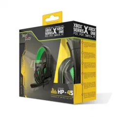 Слушалки с микрофон SteelPlay HP45 - BLACK/GREEN (MULTI) , OVER-EAR