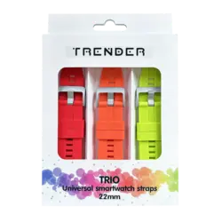 Каишка Trender Trio Silicone 22mm Red /Orange /Green TR-TRIO13