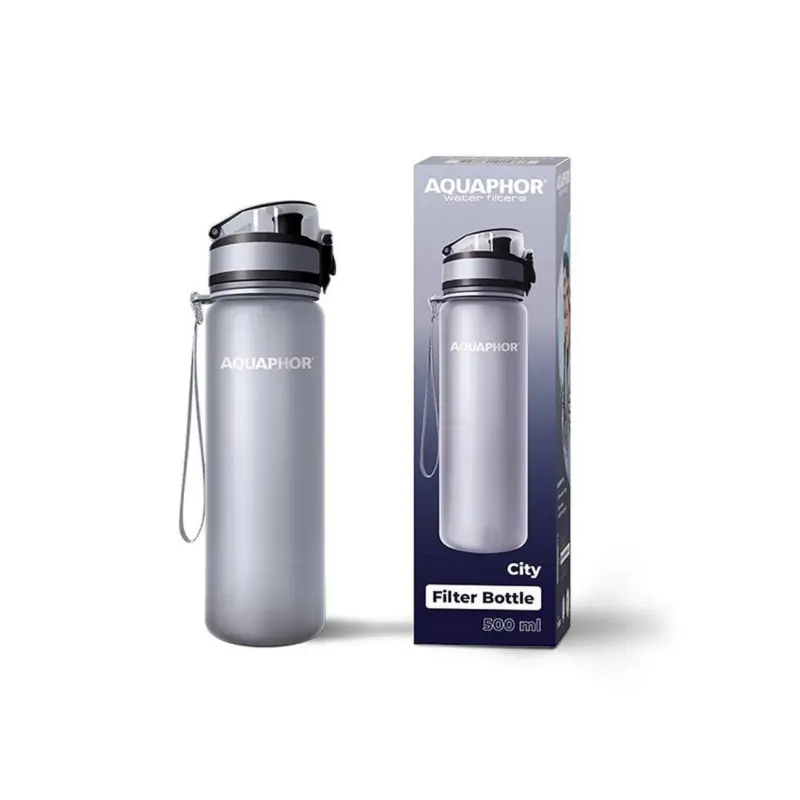 Бутилка Aquaphor Филтрираща City Tritan сива (160009)