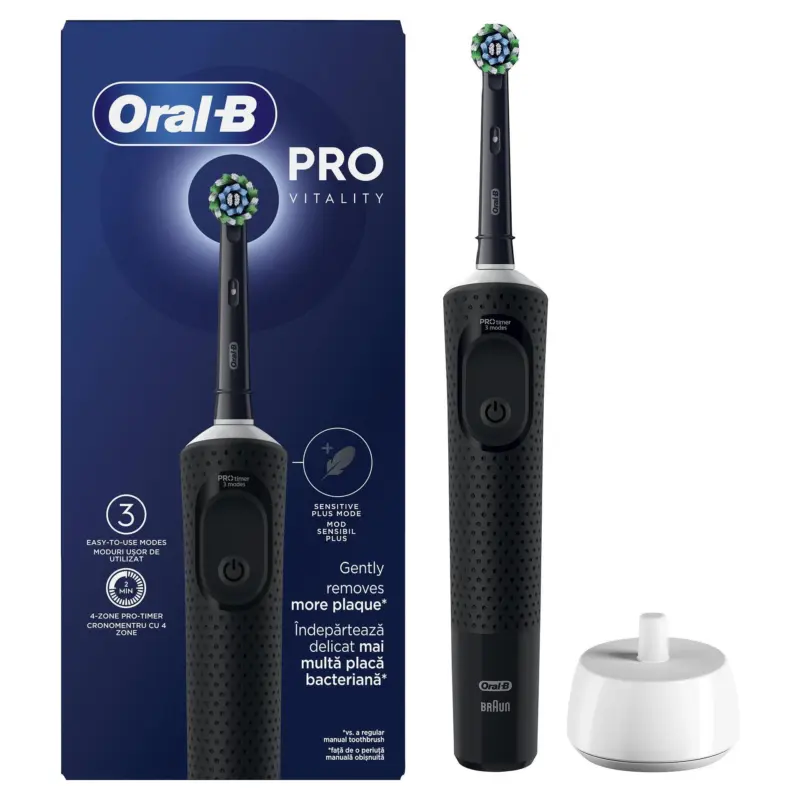 Електрическа четка за зъби Oral B D103 PRO BLACK