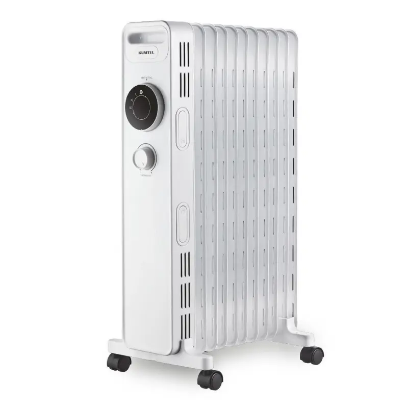 Маслен радиатор Kumtel KUM-1230S White
