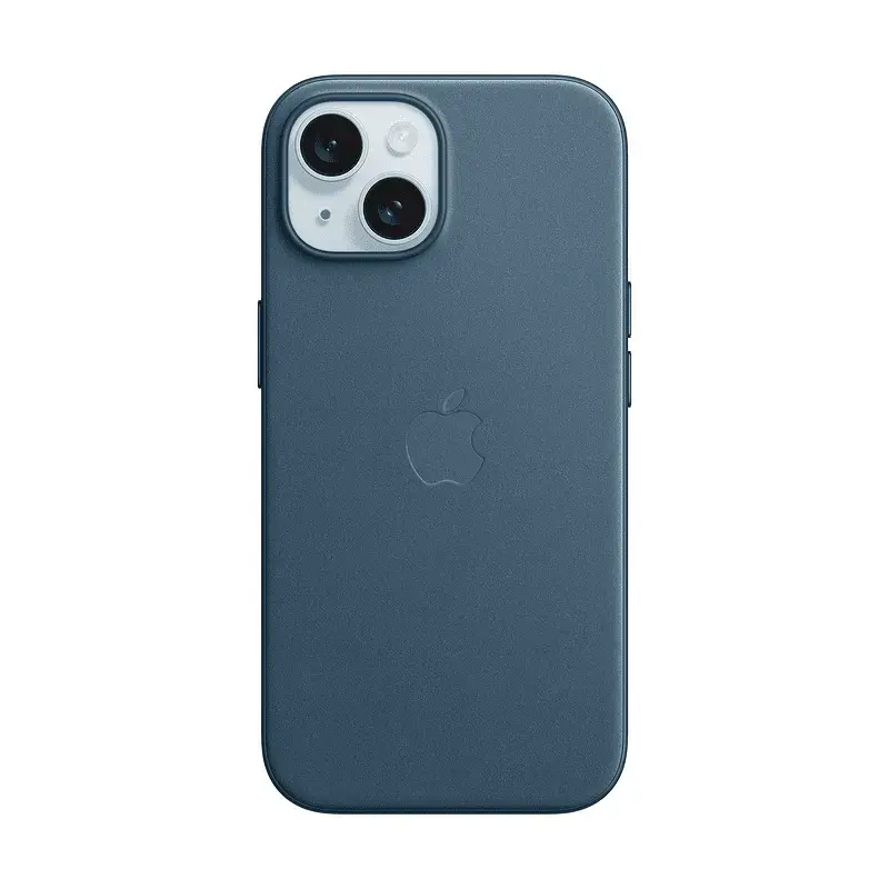 Калъф Apple iPhone 15 FineWoven Blue mt3g3