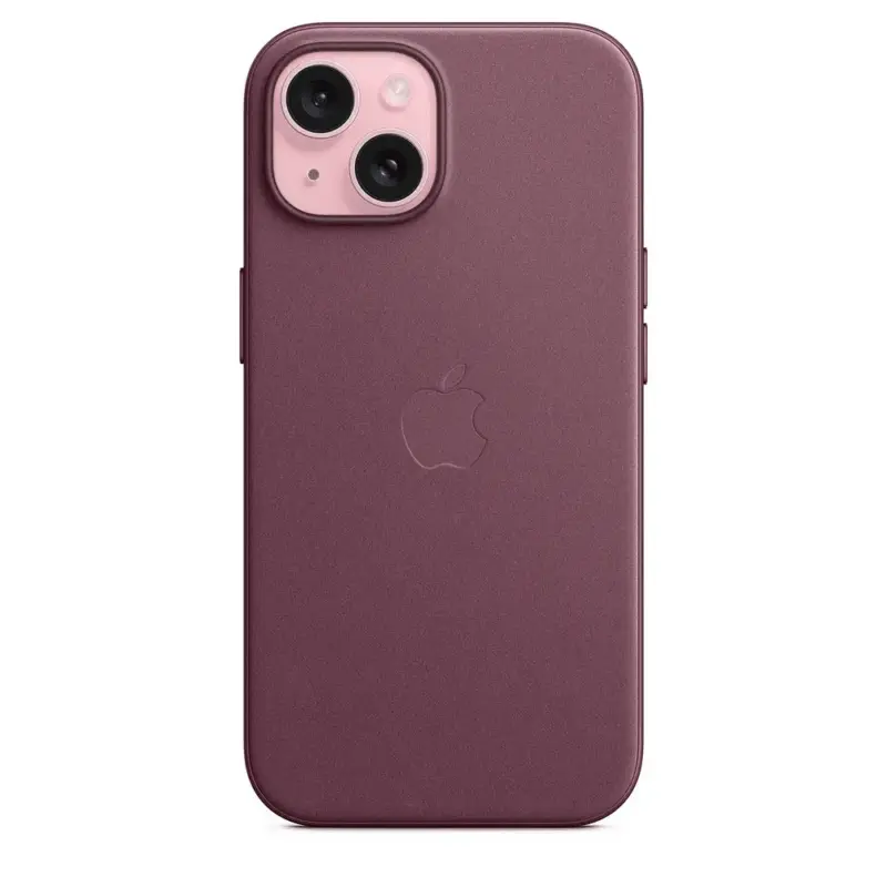 Калъф Apple iPhone 15 FineWoven Mulberry mt3e3
