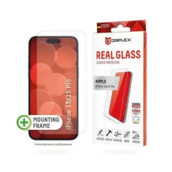 Протектор за дисплей Displex iPhone 15/15 Pro 2D