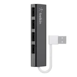 HUB USB Belkin Ultra-Slim 4-Port Travel