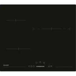 Вграден керамичен плот Sharp KH-6V13NS0I-EU*** , Електрически