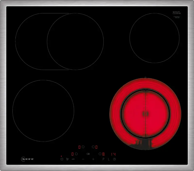 Вграден керамичен плот NEFF T16SDF9L0 , Електрически