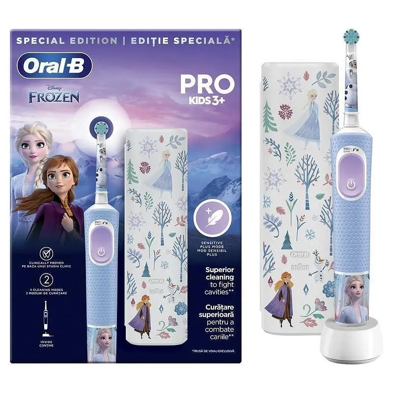 Електрическа четка за зъби Oral B VIT PRO FROZEN+TC 6/8/6