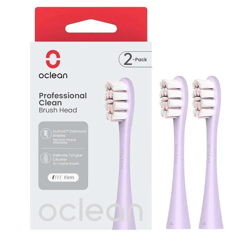 Накрайник за четки за зъби Oclean Professional clean -2 pack Purple P1C13 P02