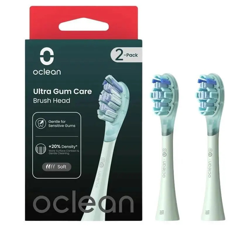 Накрайник за четки за зъби Oclean Ultra Gum Care Brush Head 2 pcs Green UC01 G02