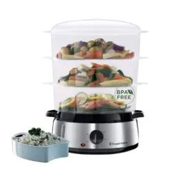 Уред за готвене на пара Russell Hobbs 19270-56 Cook@Home , 800 W, до 9 L
